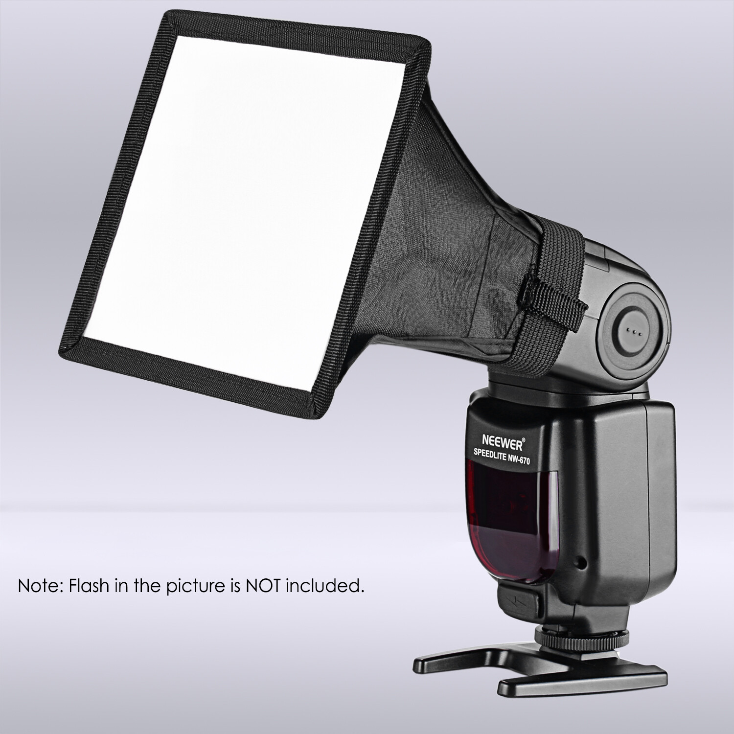 Neewer Speedlite Flash Softbox and Reflector Diffuser Kit for DSLR Cameras Flash