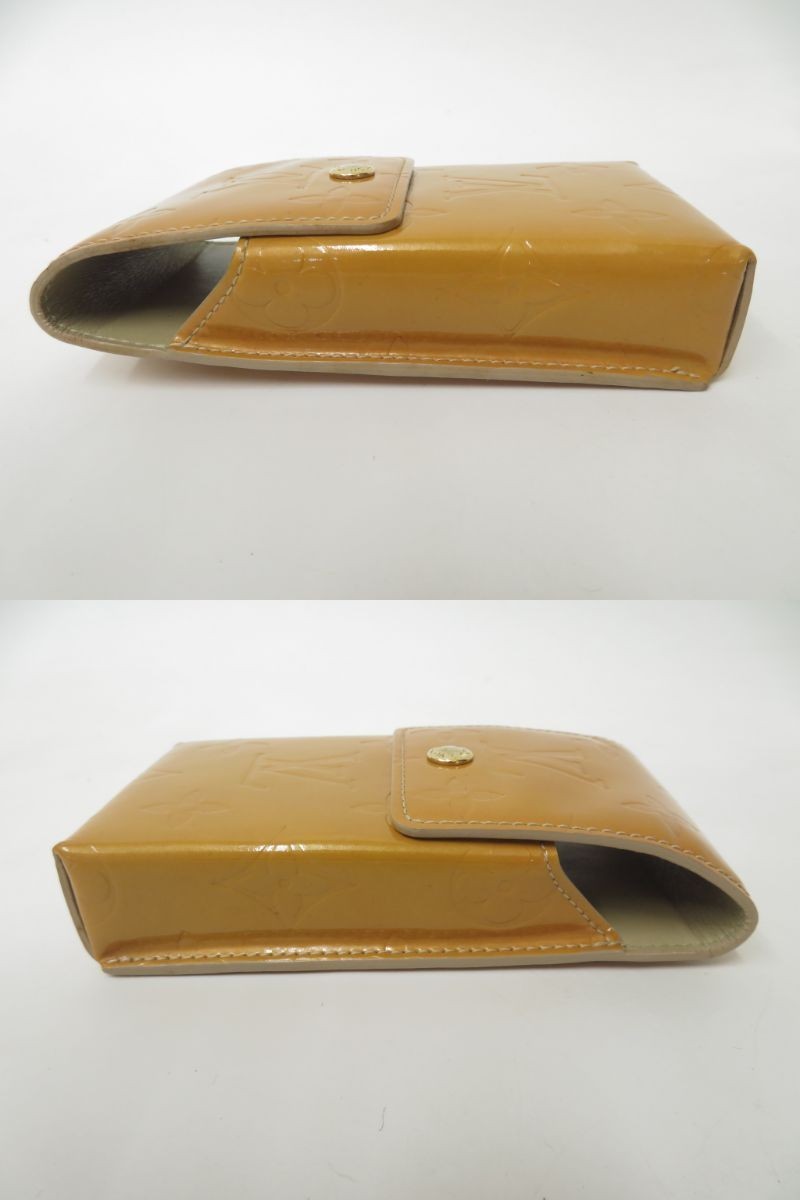 LOUIS VUITTON Cigarette Case Monogram Vernis shoulder bag F#50588