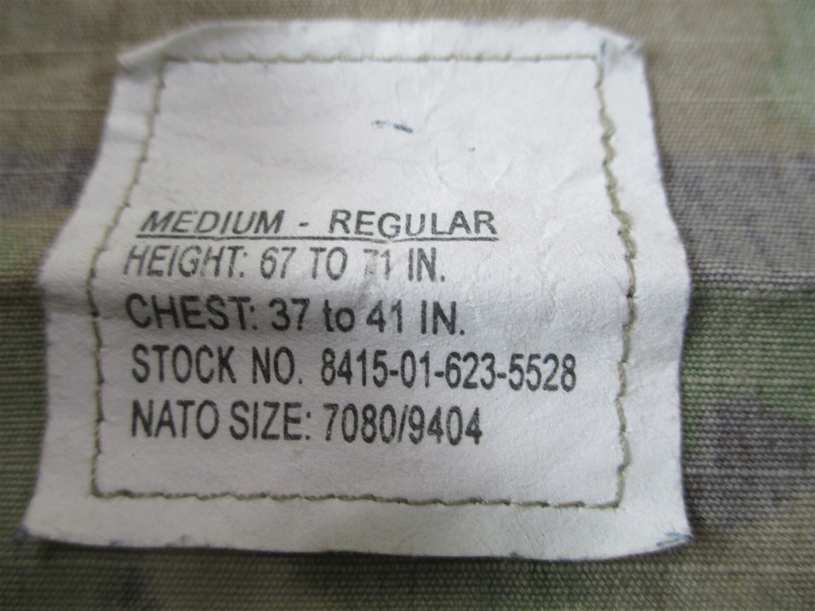 Scorpion W2 Medium Regular Shirt Cotton/Nylon OCP Multicam Army 8415-01-623-5528