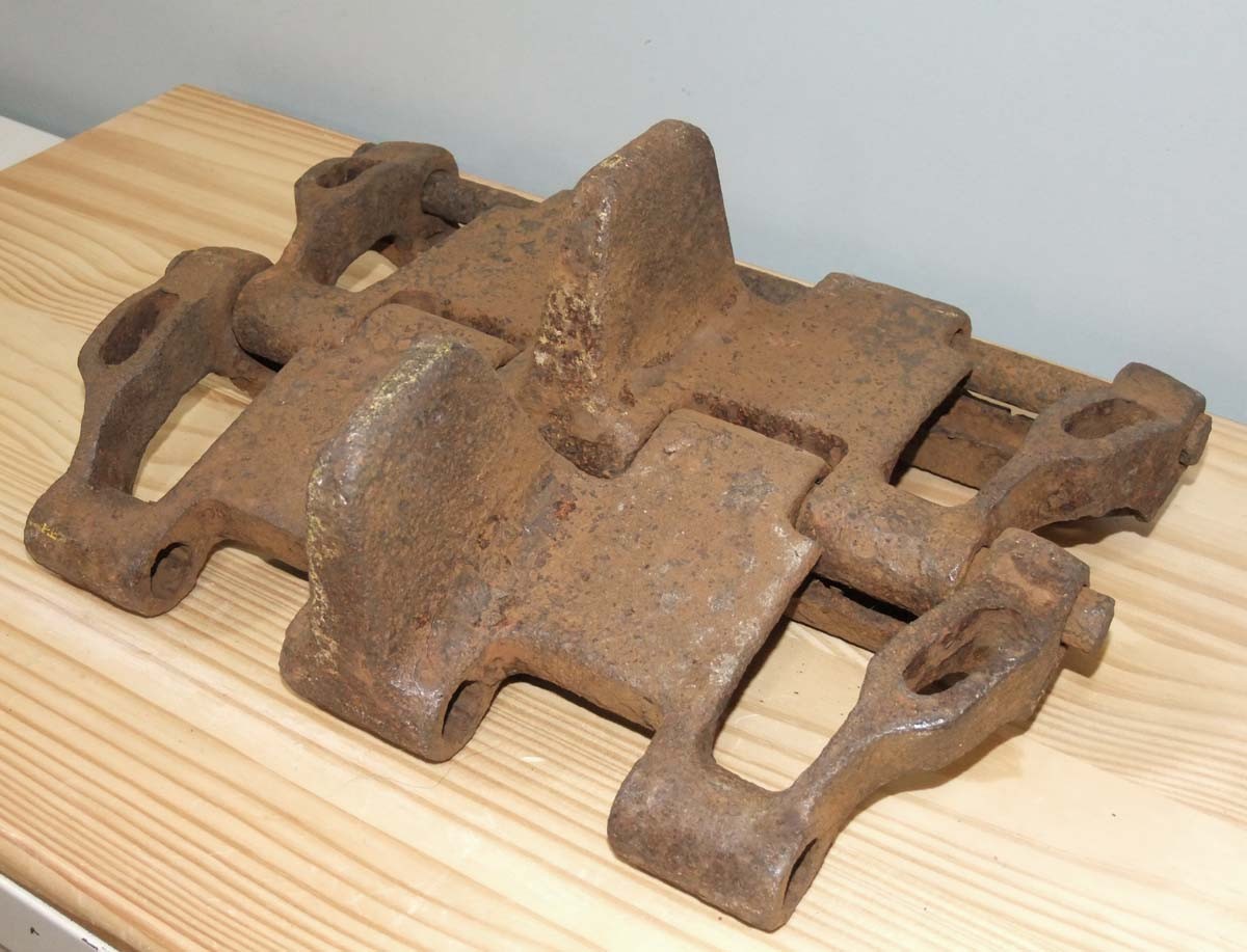 Original WWII Panzer IV Track, 2-Link Section - Located in USA