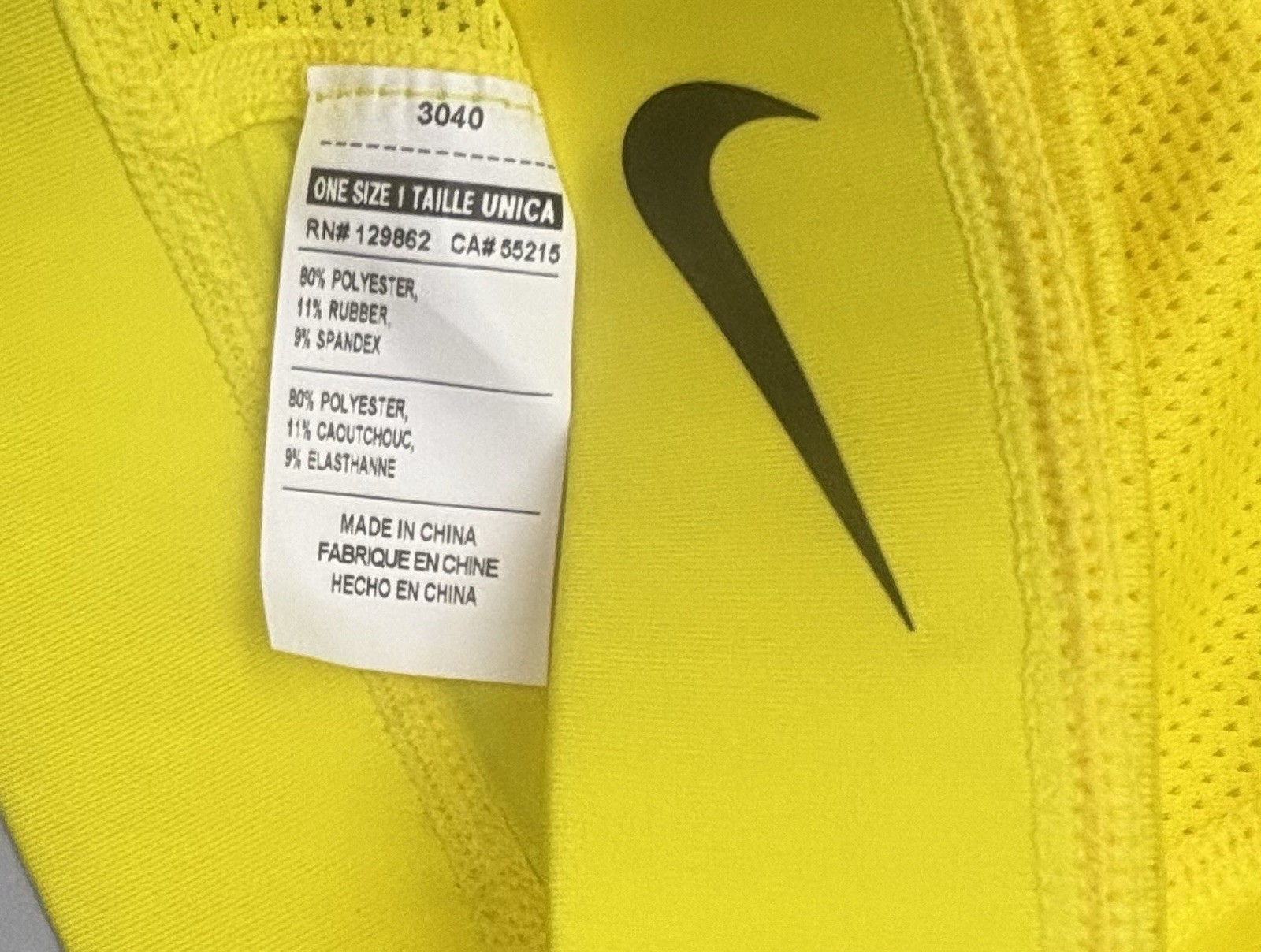 Nike Football Oregon Ducks Team Issued Yellow & Black Skull Cap BRAND NEW!