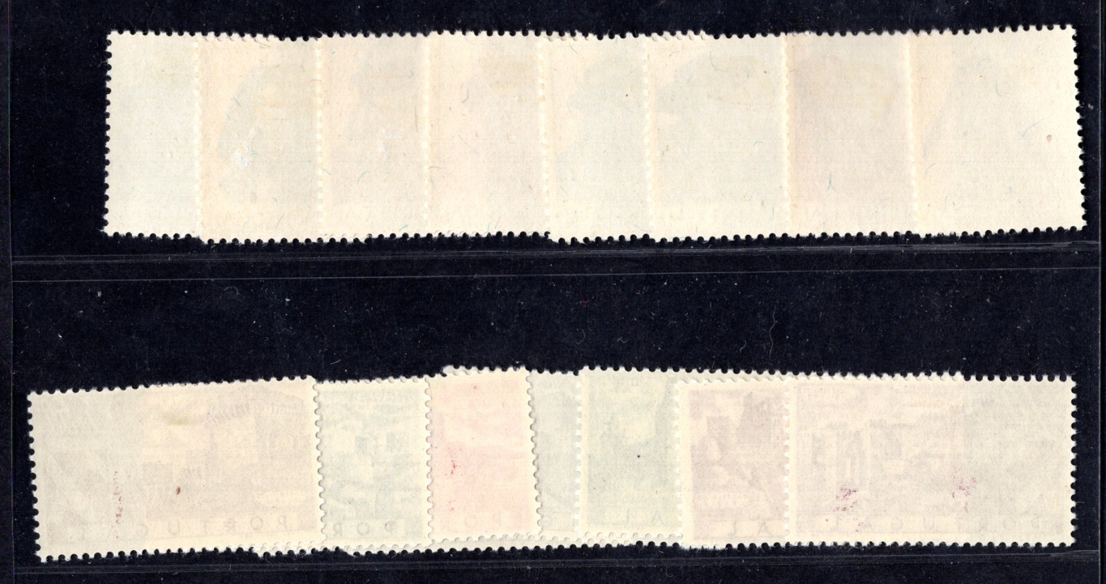 PORTUGAL 1945 SCOTT #662-669, 675-682 COMPLETE SETS LIGHT HINGE