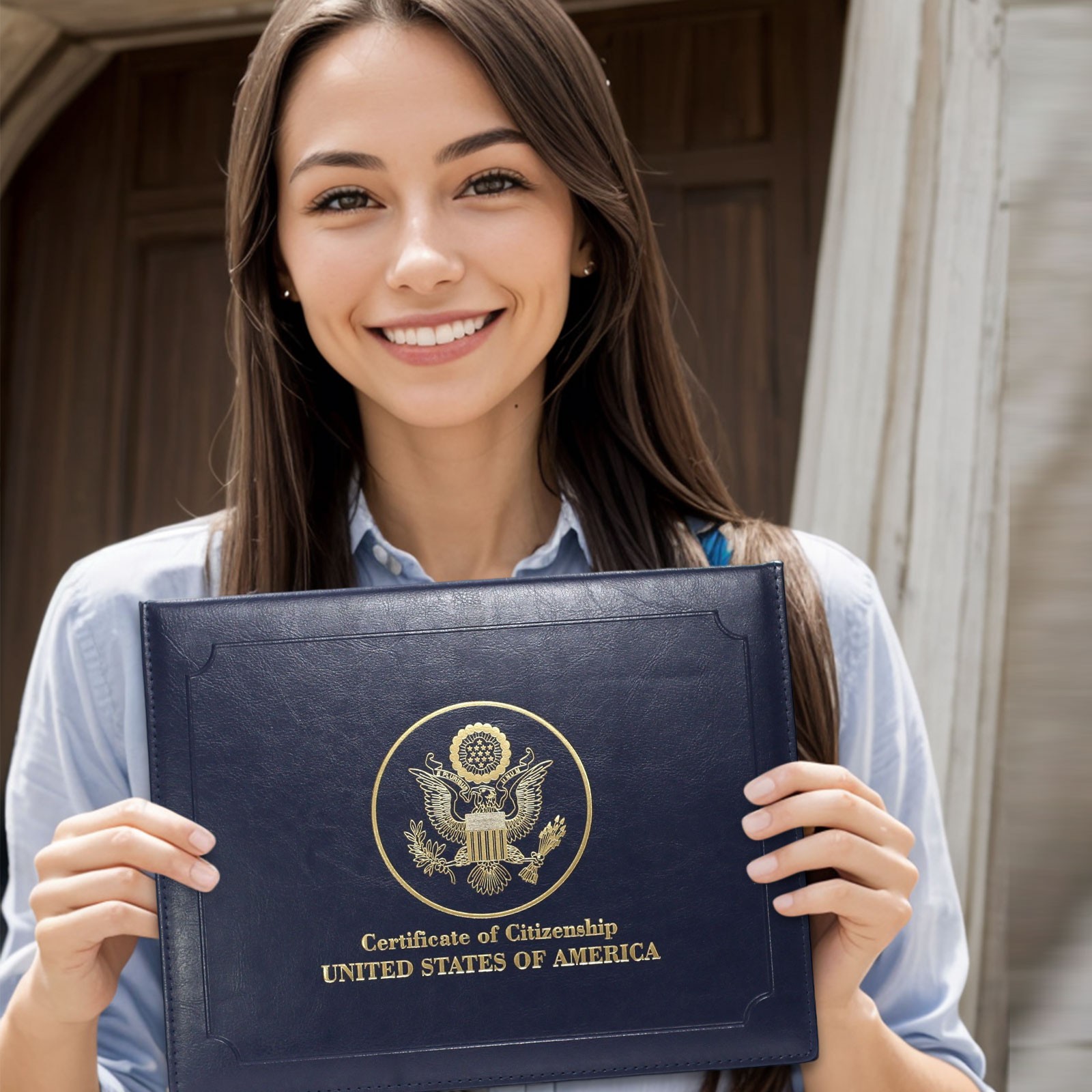 US Citizenship Certificate Holder Naturalization Certificate Cover Protector NEW