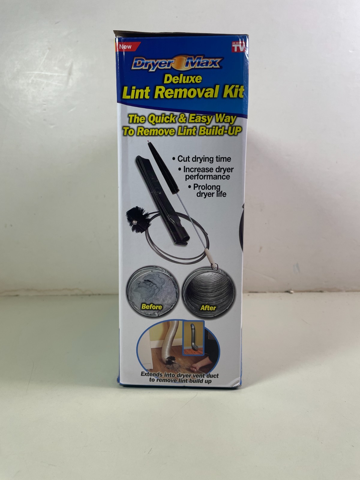 Dryer Max Deluxe Dryer Lint Removal Kit Vacuum Attachment 3 Piece Kit