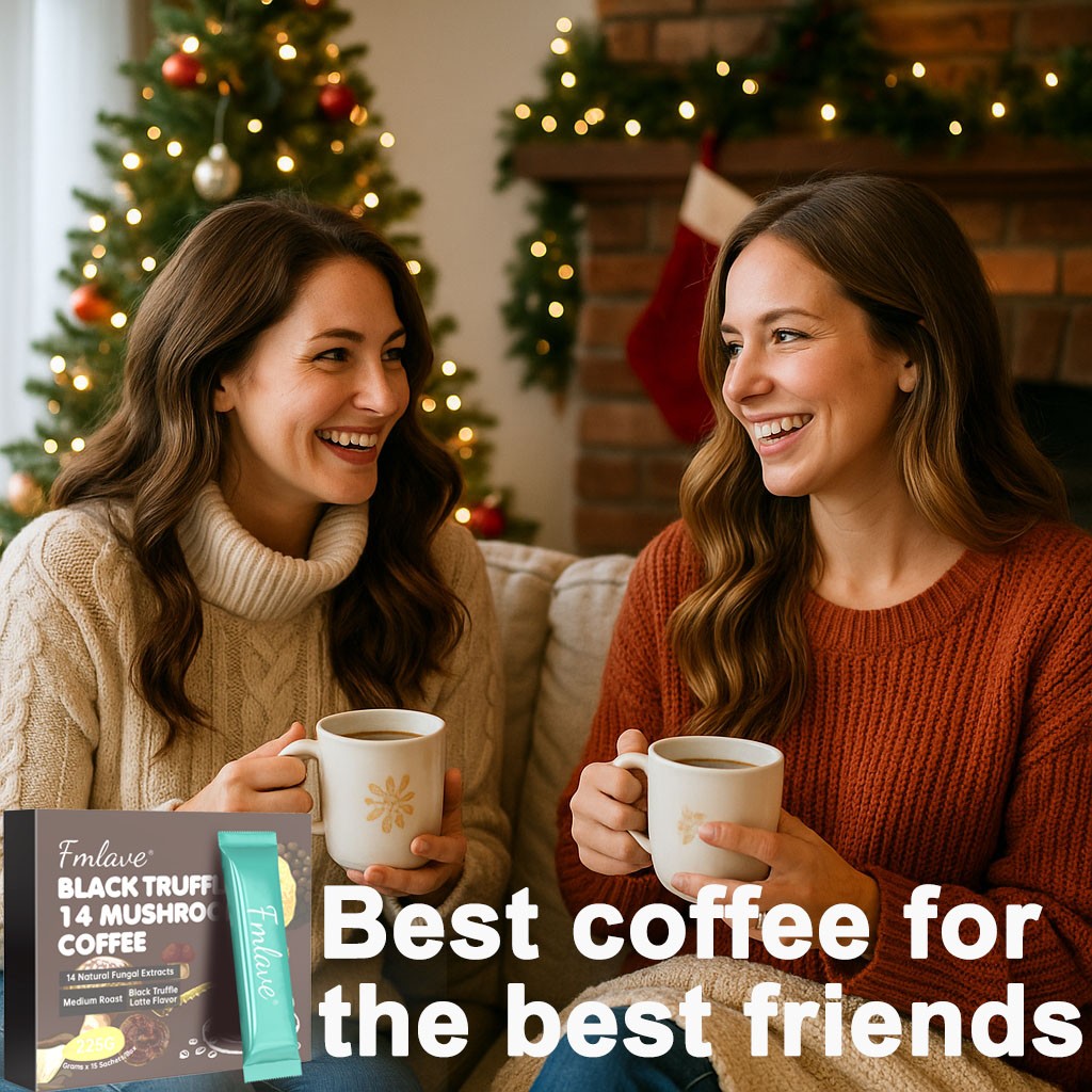 2 pack 14 Mushroom Coffee Organic Instant Coffee Brain & Energy Boost 30 sachets