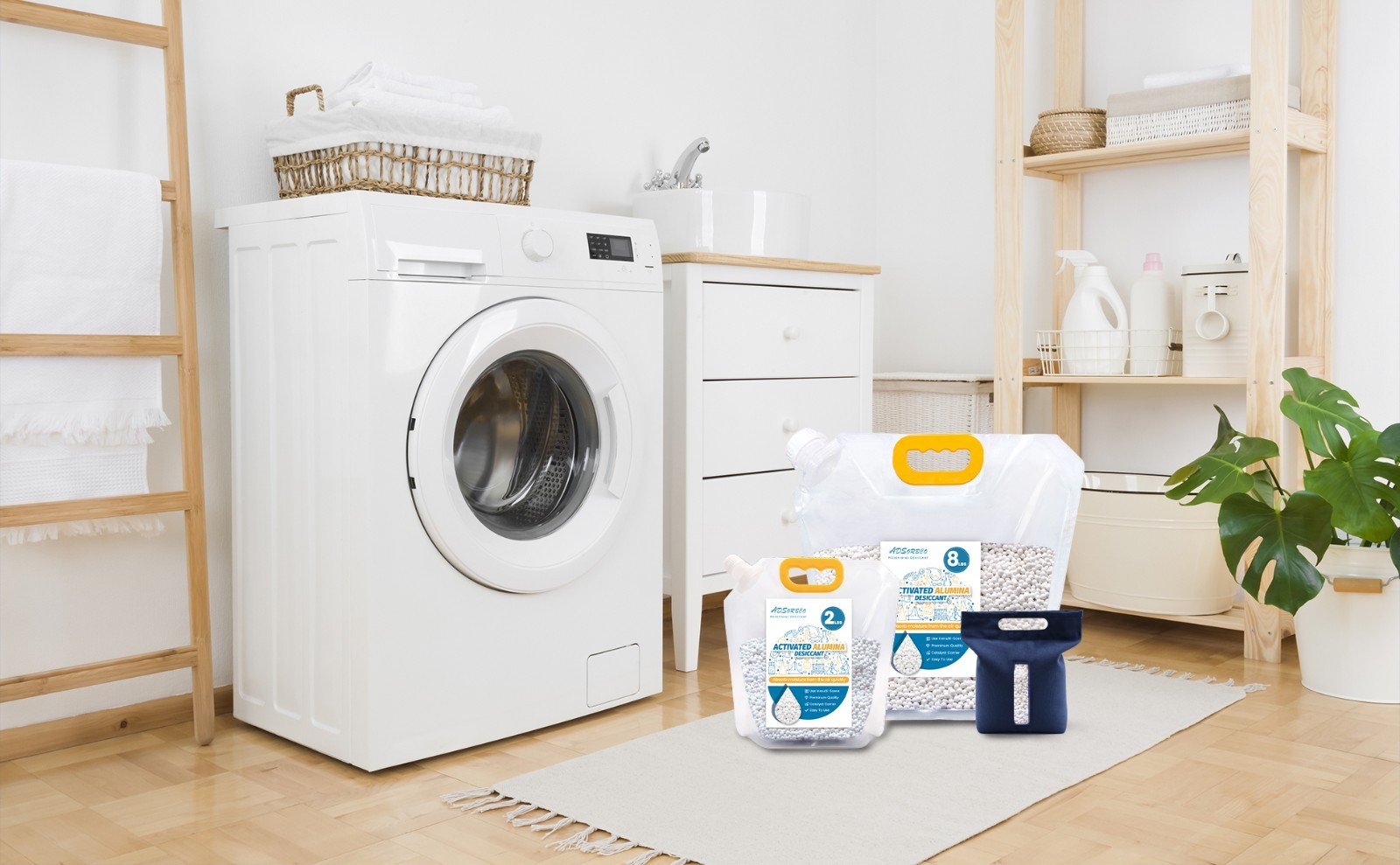 8 LBS Adsorbco Activated Alumina Desiccant with 2 bags