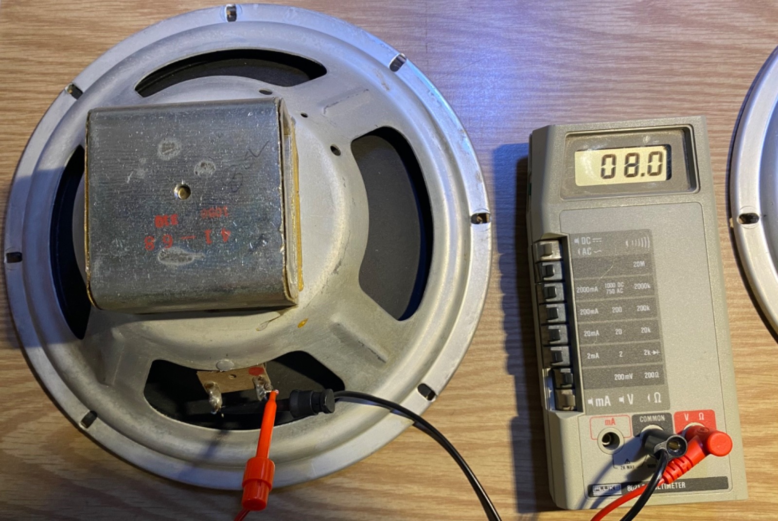 Vintage Fisher 10" inch Alnico 8 ohm Speakers from console 1056-310