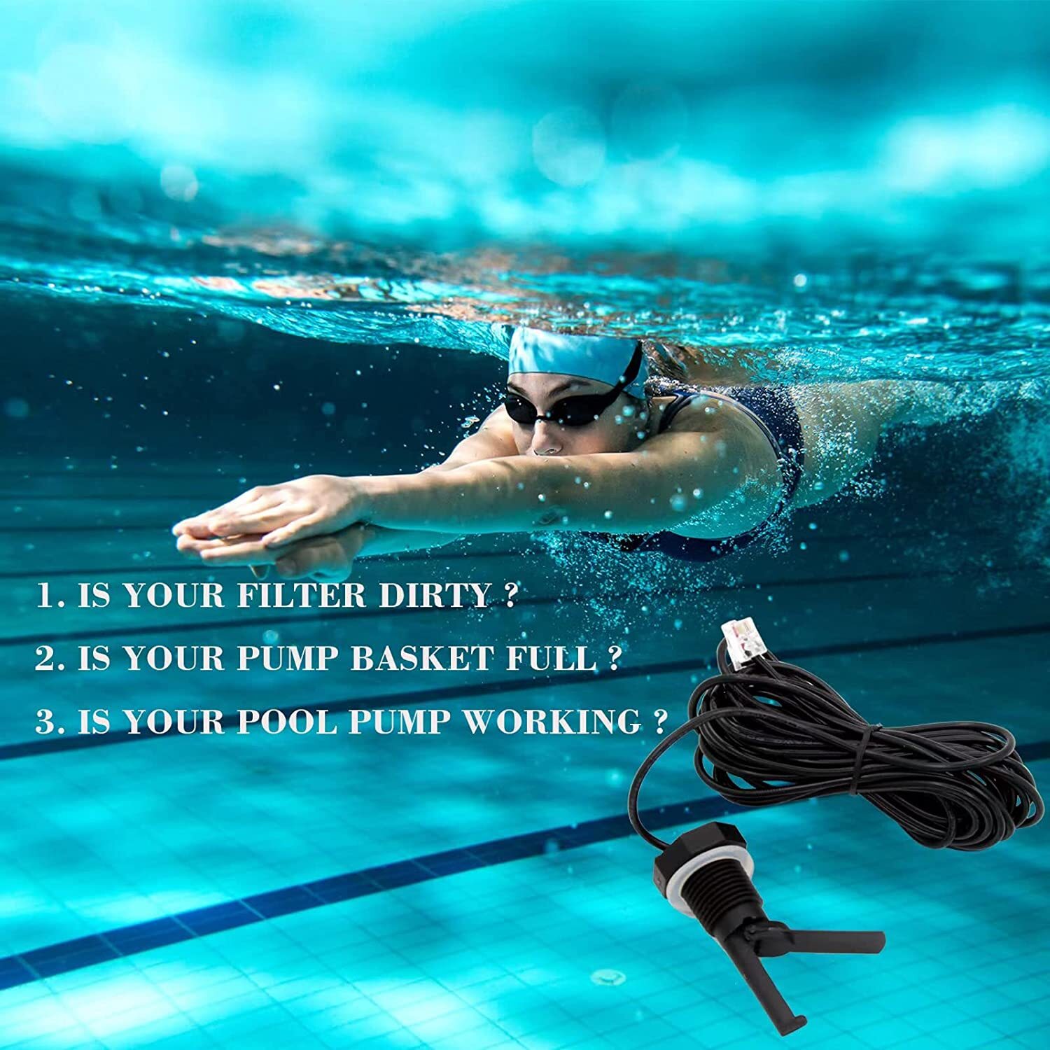 Flow Switch GLX-FLO-RP for Hayward Goldline Salt Chlorine Generator System Pool