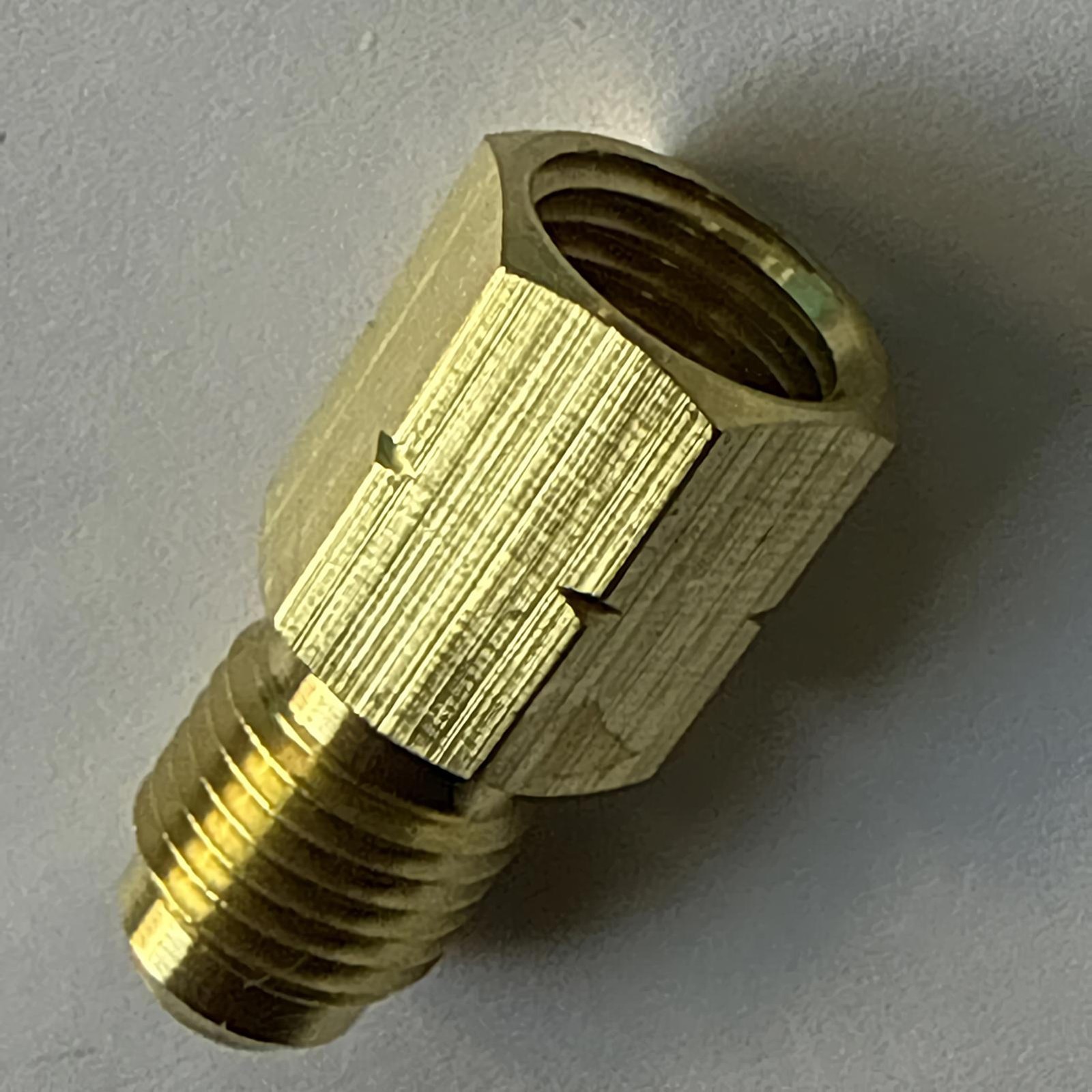 HVAC R32 Reverse Thread 1/4” Female And Male Adapter For A2L R454B/R32 Tanks