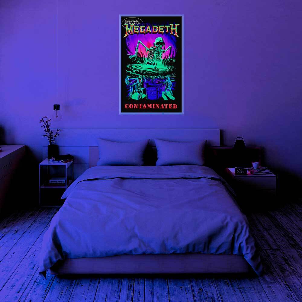 Megadeth - Contamination Blacklight Poster 23" x 35"