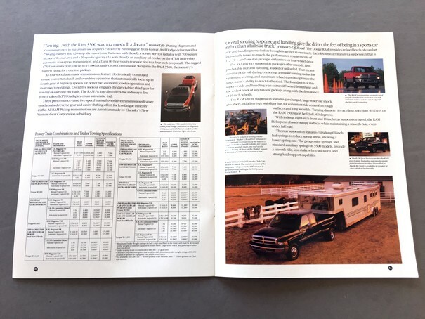 1995 Dodge Ram Pickup Truck Original Sales Brochure Book - Laramie SLT