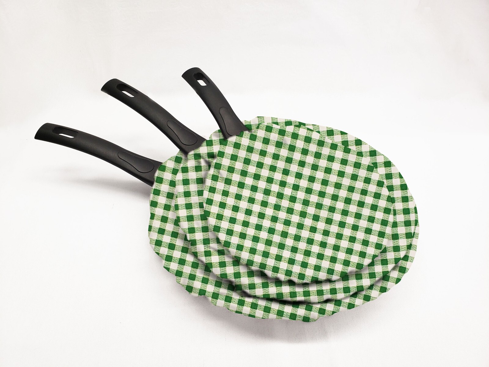 Checked Gingham Non-Stick Pan Protector (Set of 3) 10 Colors Available