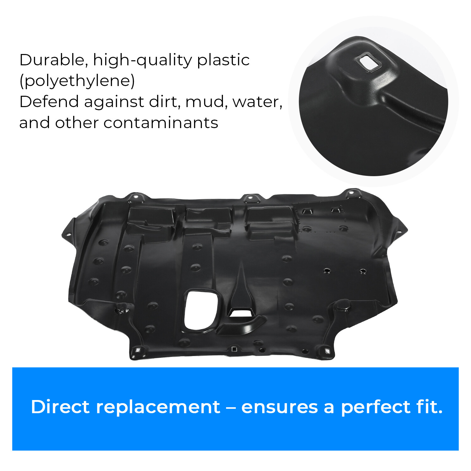 Engine Splash Shield For 12-19 Ford Focus/13-18 Ford C-Max #AV6Z6P013A FO1228121