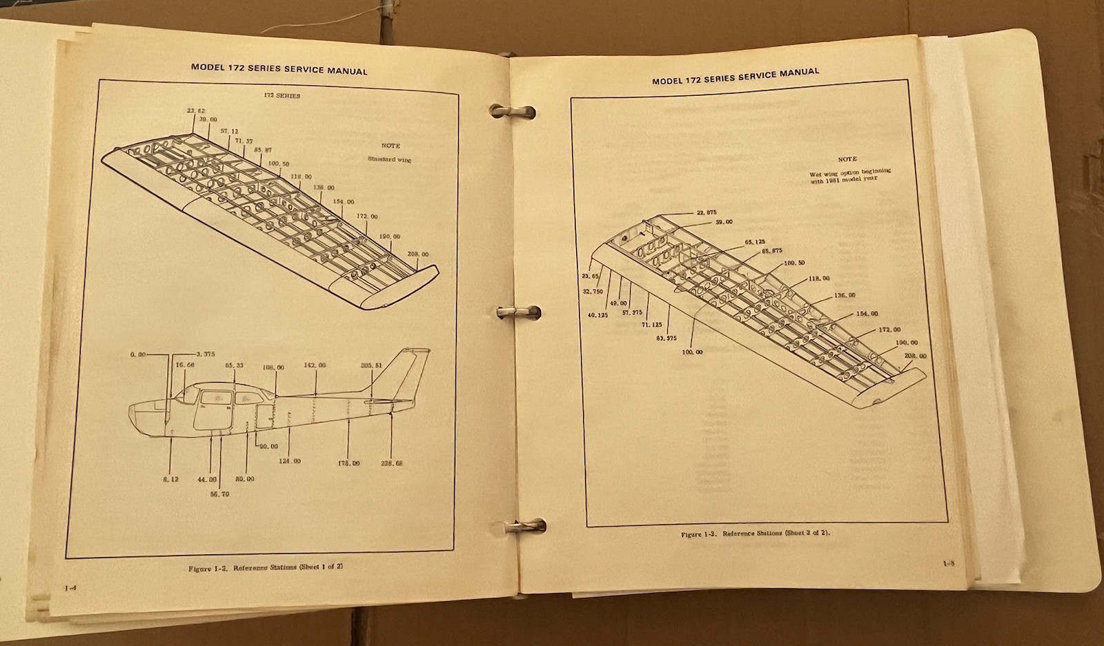 1977-1981 CESSNA 172 Series Service Manual D2026-13 Original