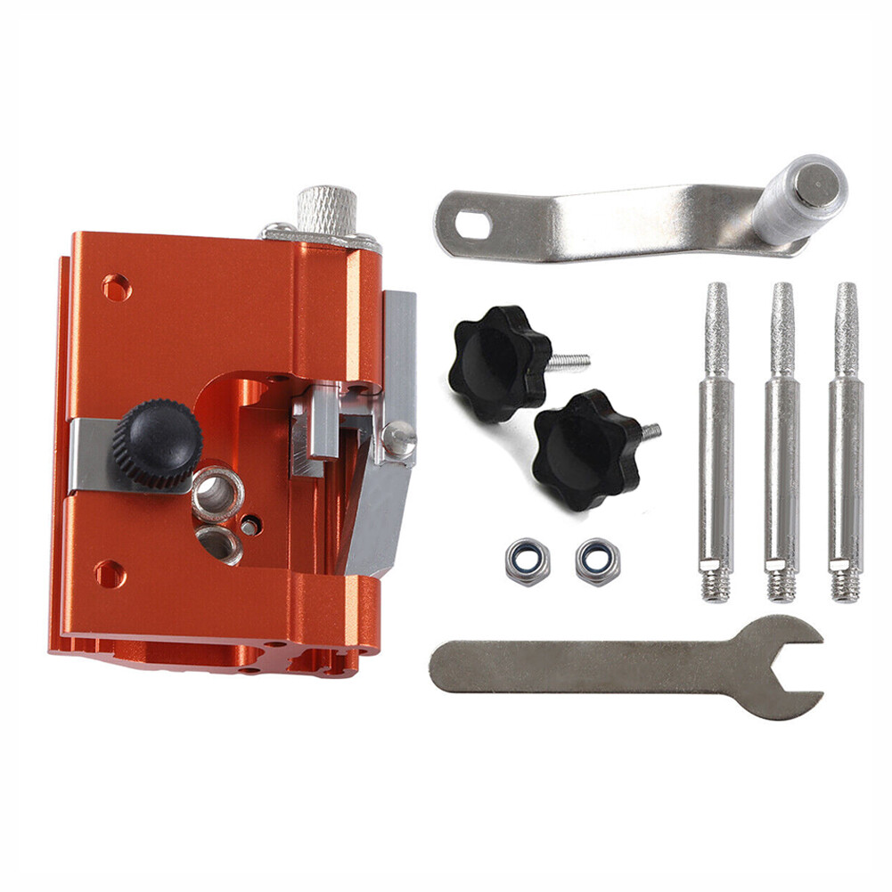 Chainsaw Chain Sharpening Jig Portable Hand Crank Sharpener Tool Set