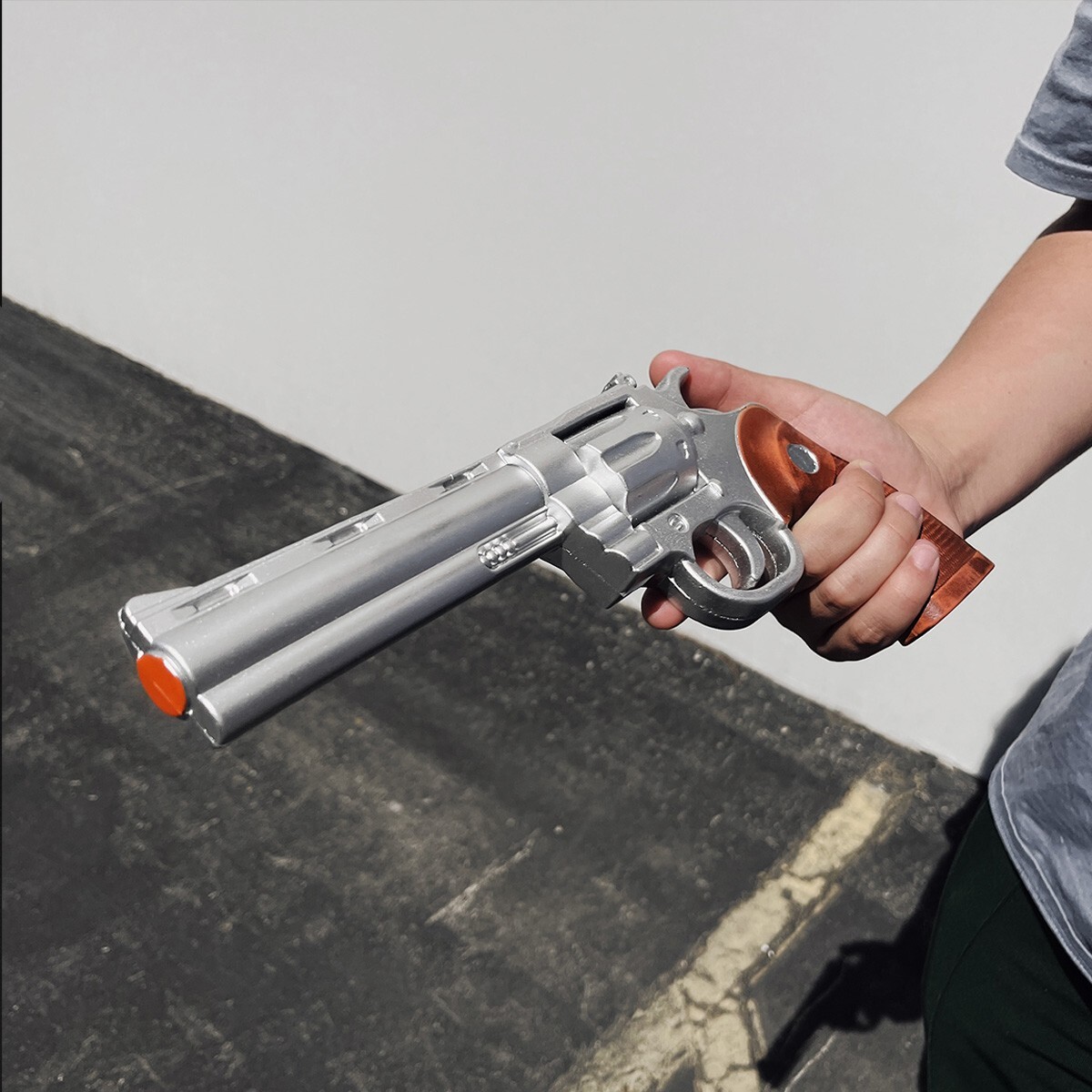 Fantasy Grimes Colt Python Revolver Foam Gun For Cosplay Collections, & Costumes