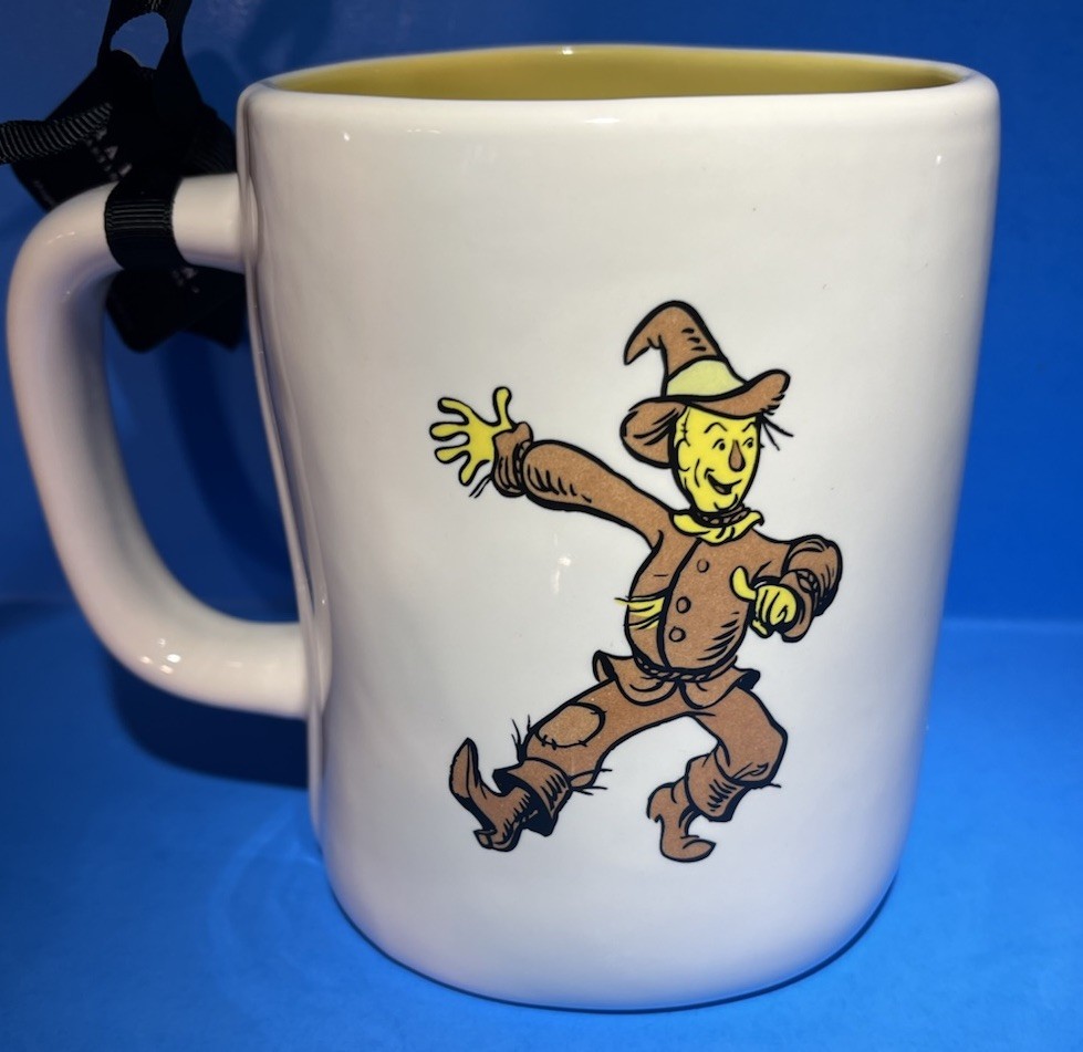 Wizard of Oz Scarecrow Emerald City Coffee Mug Set Collectible Rae Dunn NWT