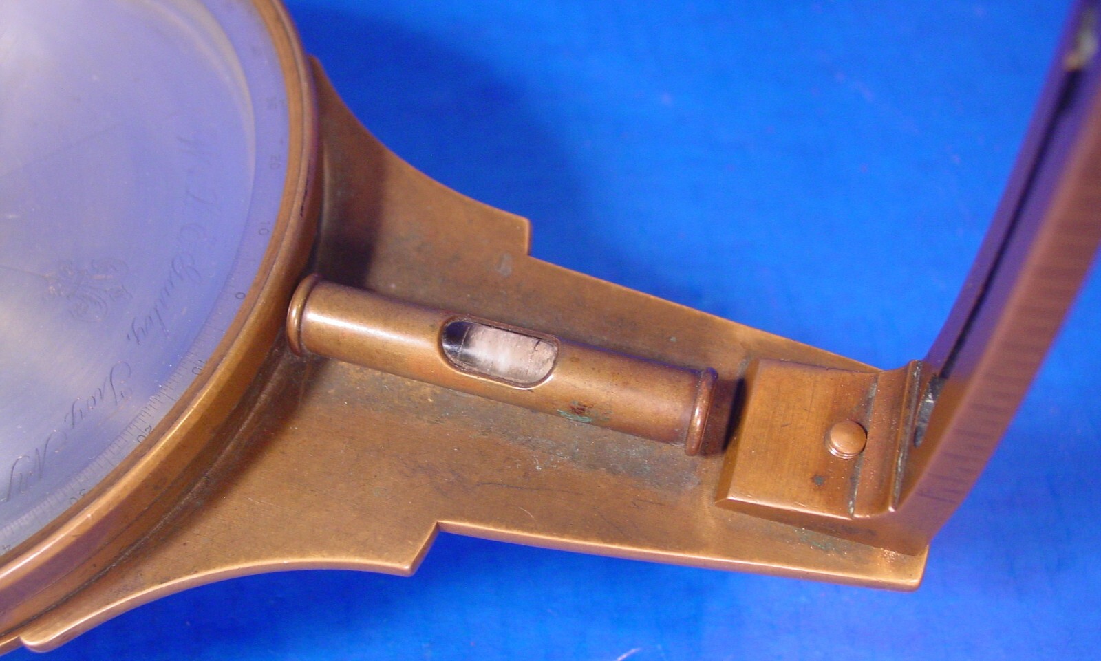 1868 Gurley Plain Compass w/Orig. Box - Large Early Example