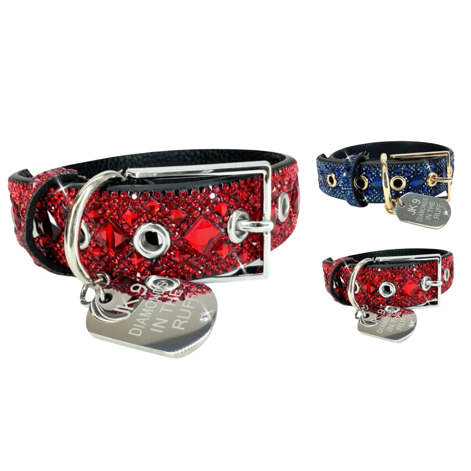 Jacqueline Kent Crystal Embellished Dog Collar, Medium