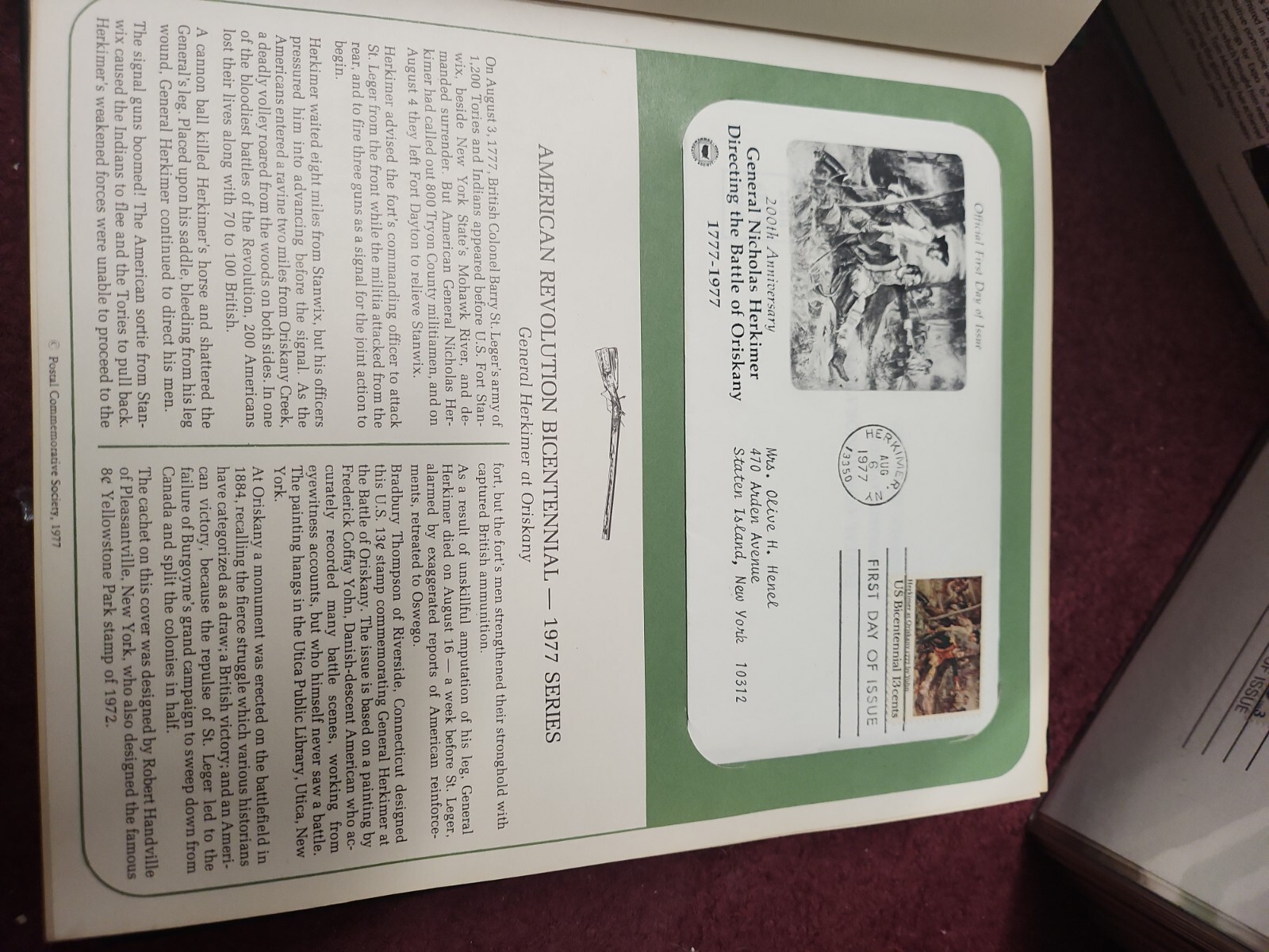 First DAY Postal Commemorative Society Stamp Book Covers Stamps 1975-77