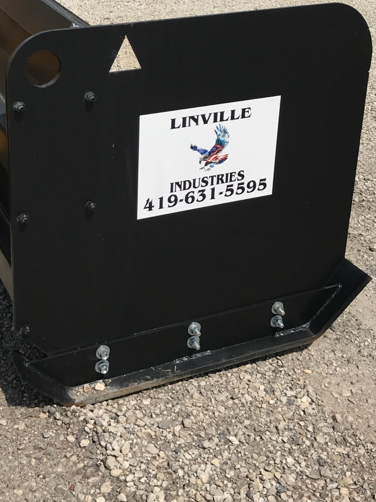 Linville 8' x 36" Skid Steer with Back Drag Pusher Box LIFETIME WARRANTY USA