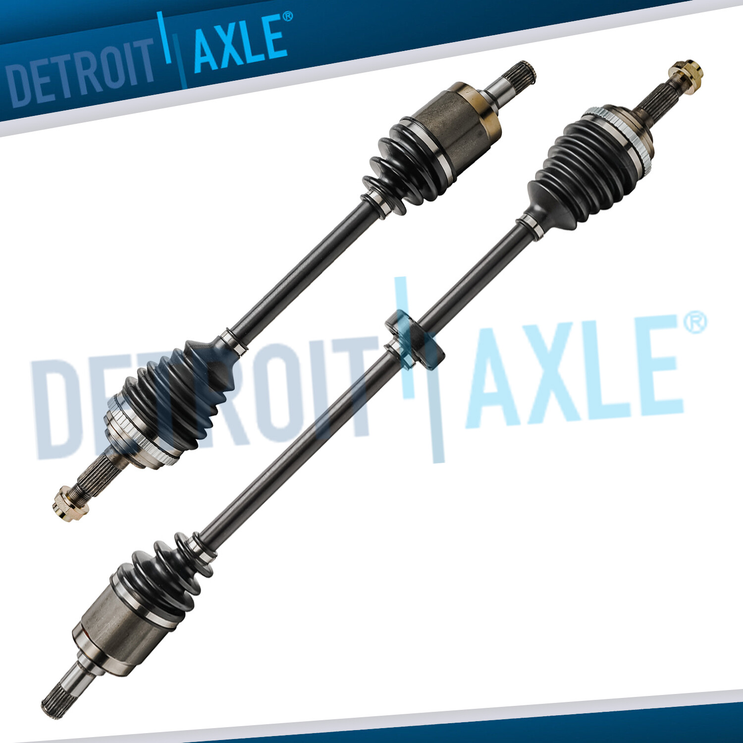 Front Driver Passenger Side CV Axle Shafts for 1992 - 2000 Honda Civic Acura EL