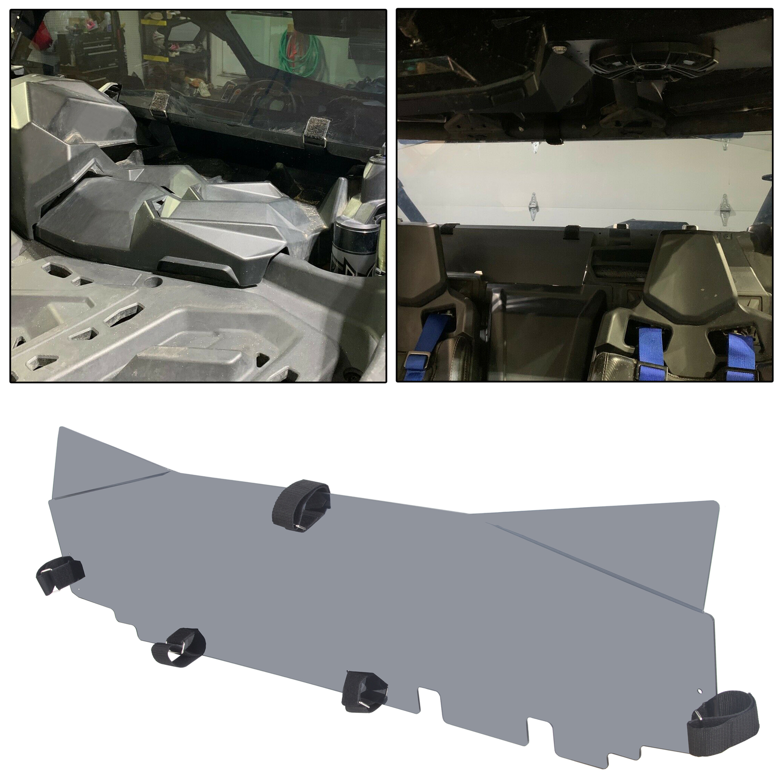 For Can Am Maverick X3 Rear Windshield Window Panel Dark Tinted Tint