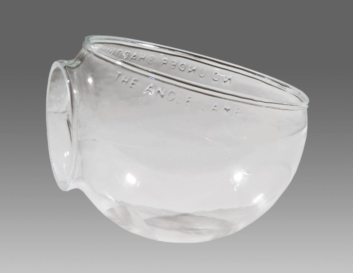 B&P Lamp Hand Blown Angle Lamp Elbow