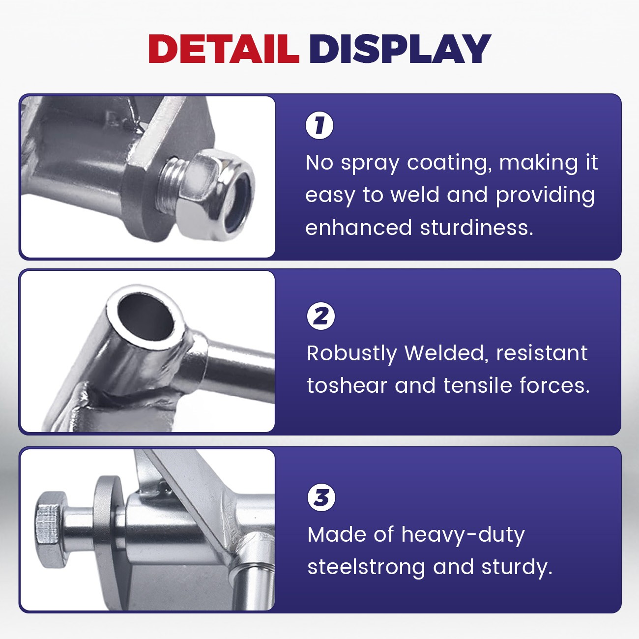 Go Kart Spindle 4.5"x5/8" Right Left Steering Bracket Axle Kit for 212cc 196cc