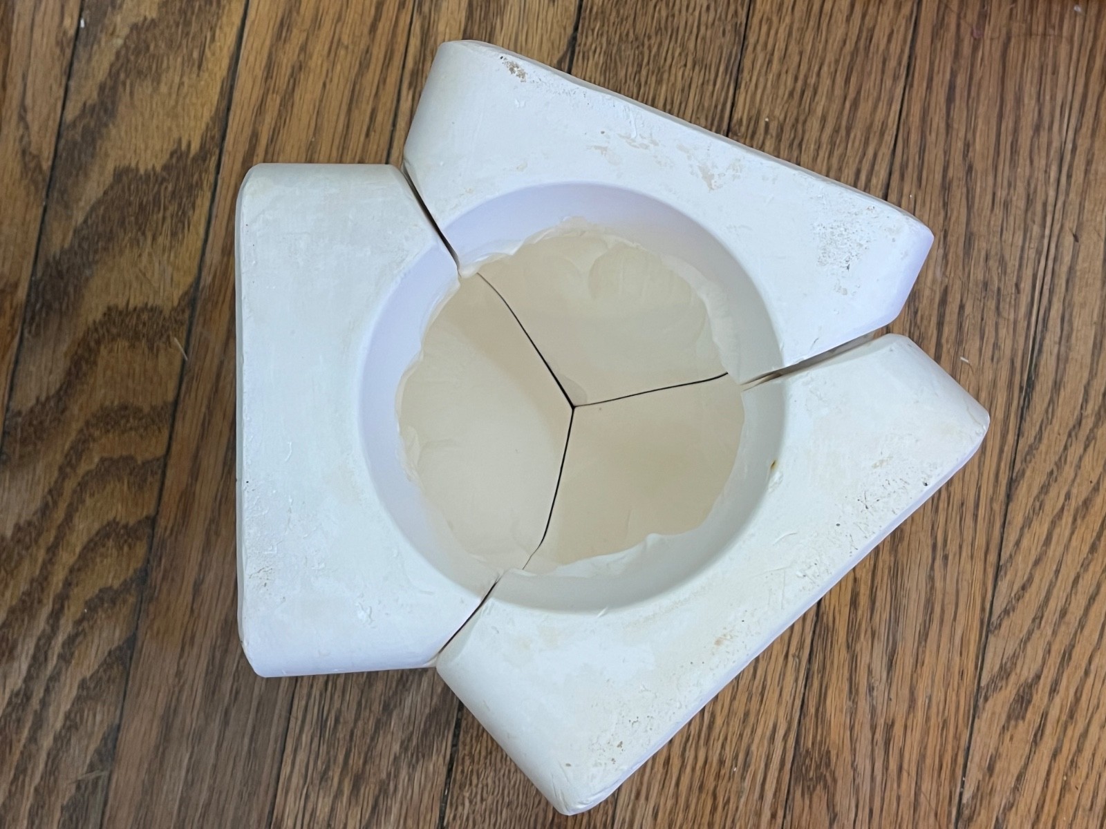 VINTAGE HOLLAND 2951 SMALL PUMPKIN BOWL CERAMIC SLIP CAST MOLD 9"x6.5"