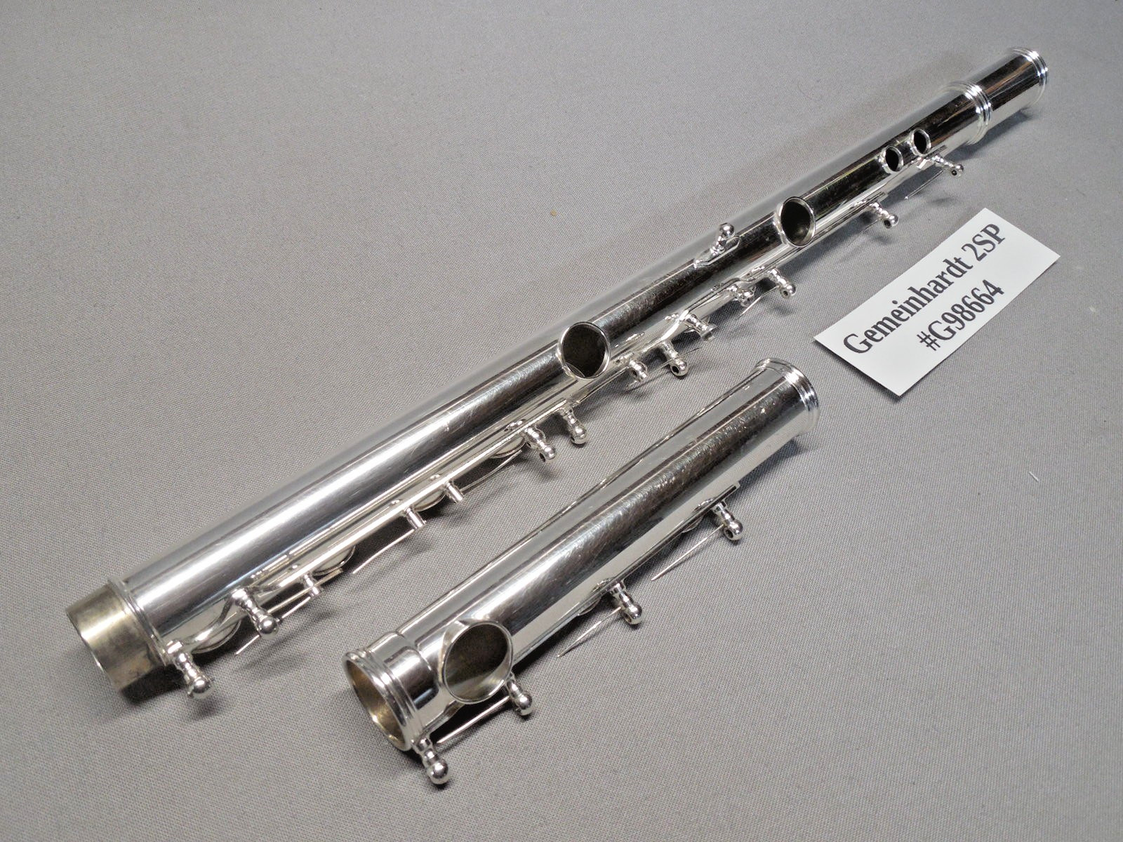 Gemeinhardt 2SP Silver Plated Flute w/ Case New Pads Polished Reconditioned