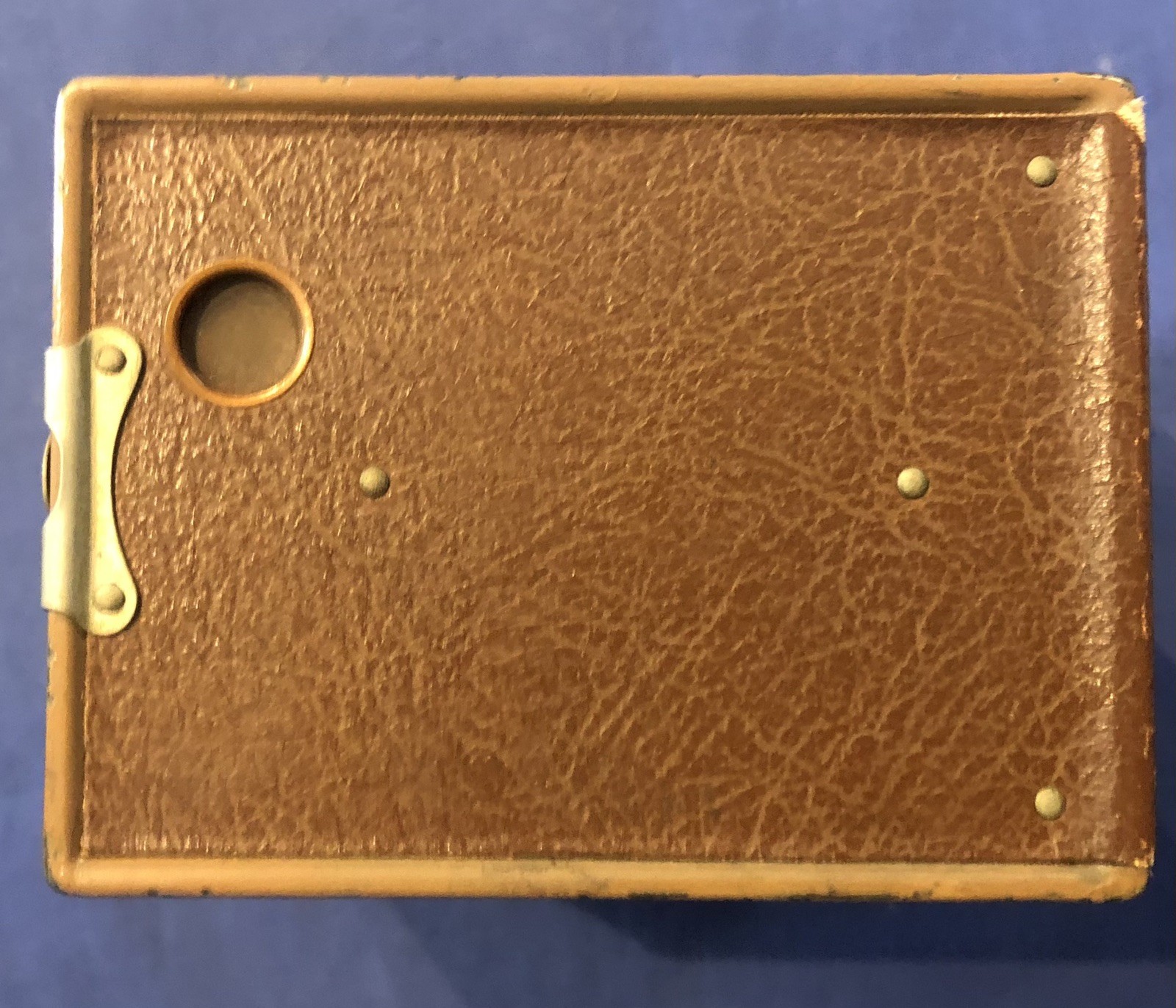 Vtg Antique Eastman Kodak Brownie No. 2 Model F Box Brown Camera Untested