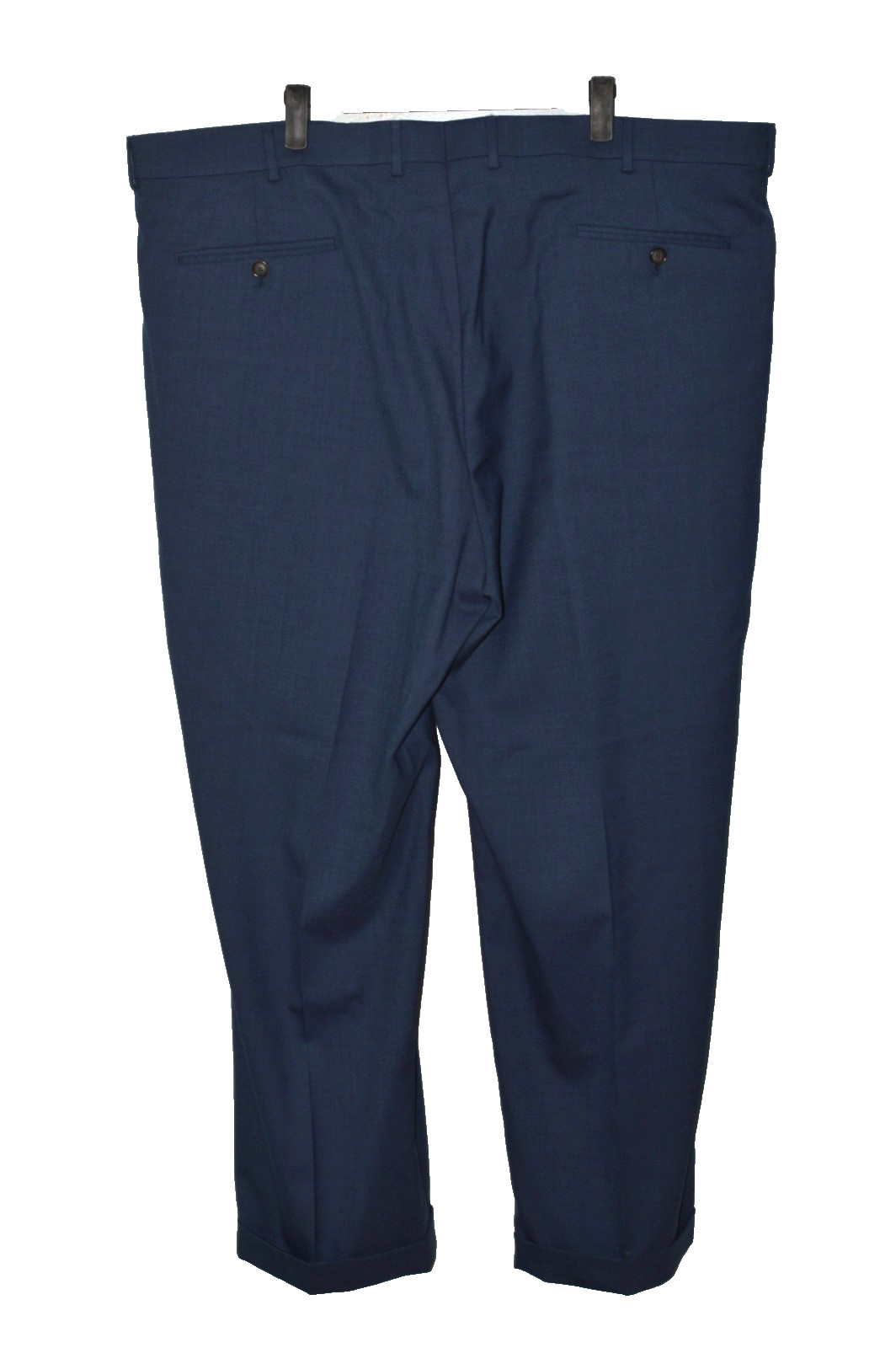 Llike New (2Pc Suit 50L 50 Long L) STAFFORD Blue Wool Travel Suit 46x29.5