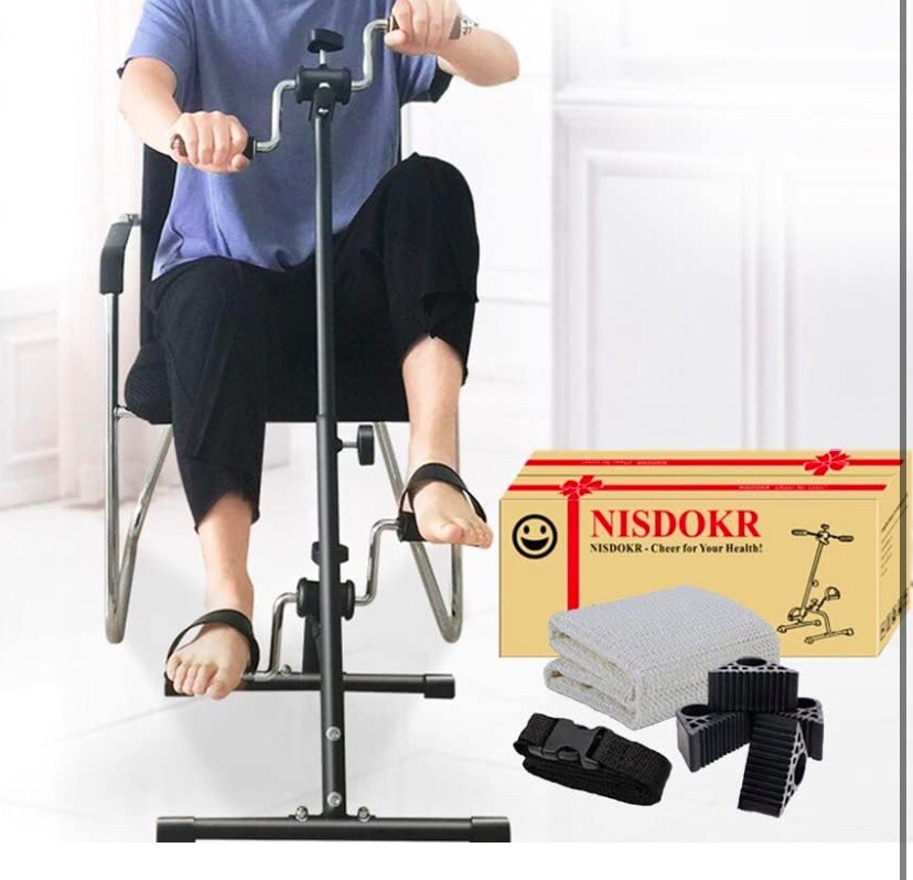 Nisdokr Pedal Exerciser/Limb Rehab Machine, SXZ-001, Adjustable Rehab Equipment