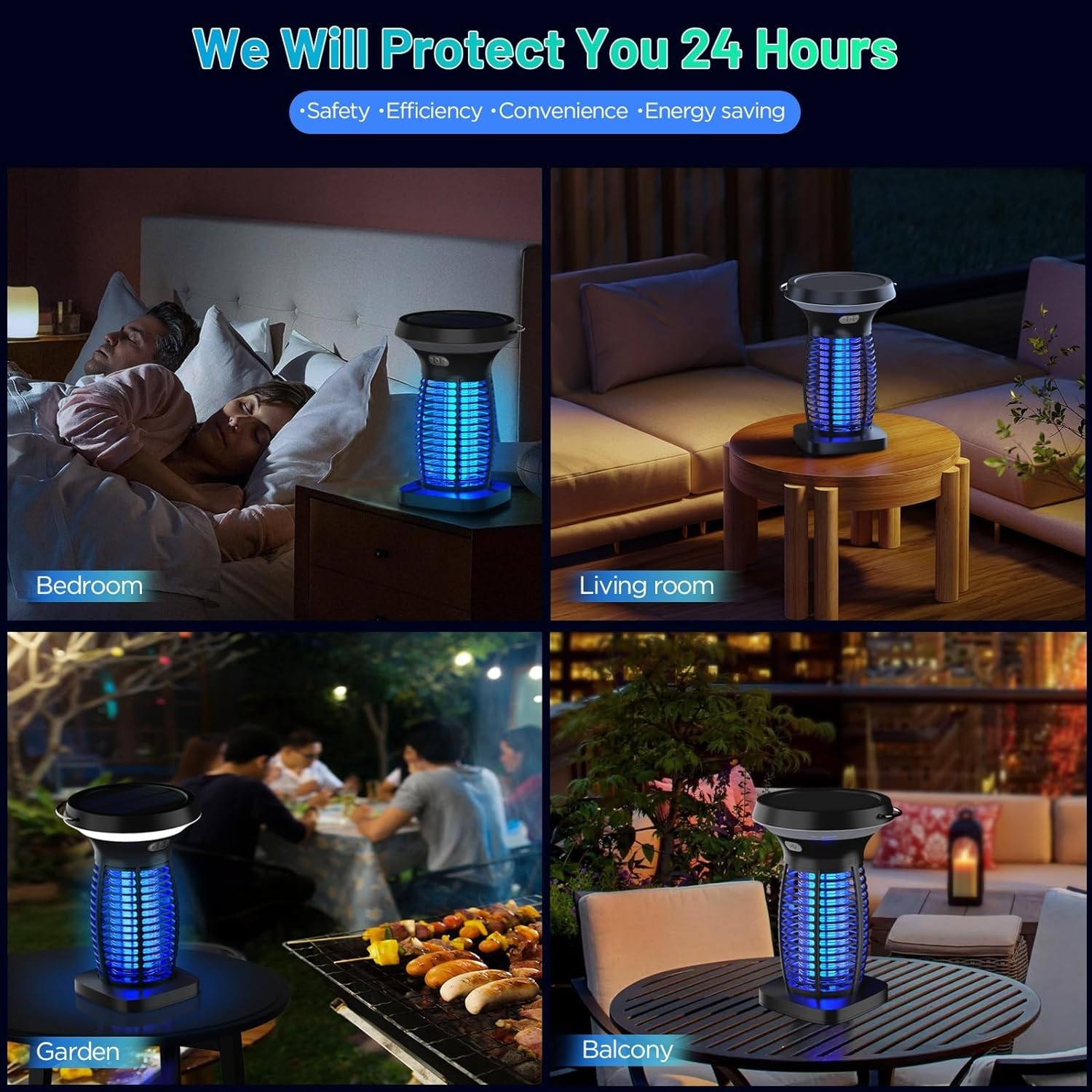 Bug Zapper Electric Mosquito Zapper Outdoor Indoor Mosquito Killer Lantern
