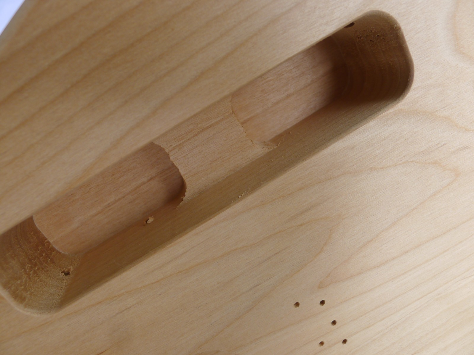 Tele Vintage Style Guitar Body 2 pcs Centre Joined Alder Unfinish ≦ 4.6Lbs