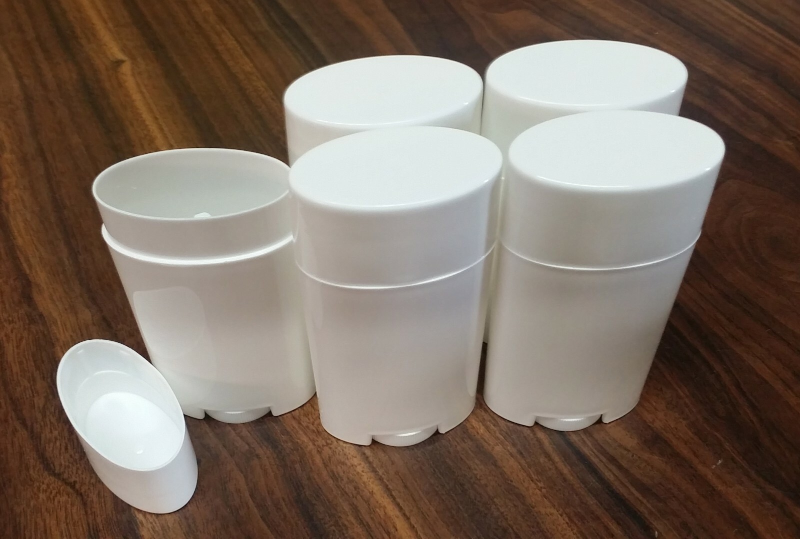 Empty Deodorant Containers - Twist-up, Recyclable, DIY Empty TOP-Fill OVAL