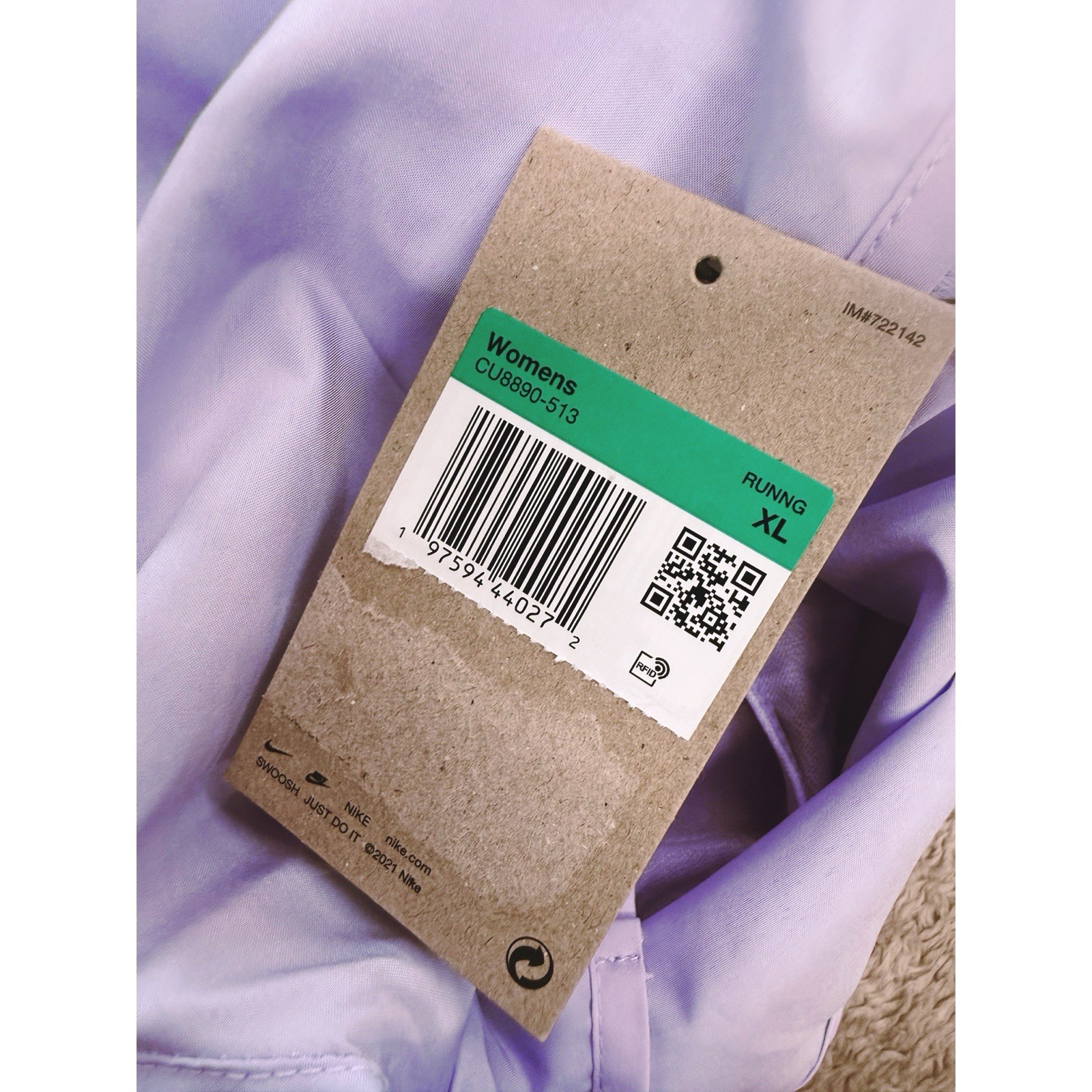 NWT Nike Dri-FIT Tempo Running Purple Athletic Shorts, Size XL