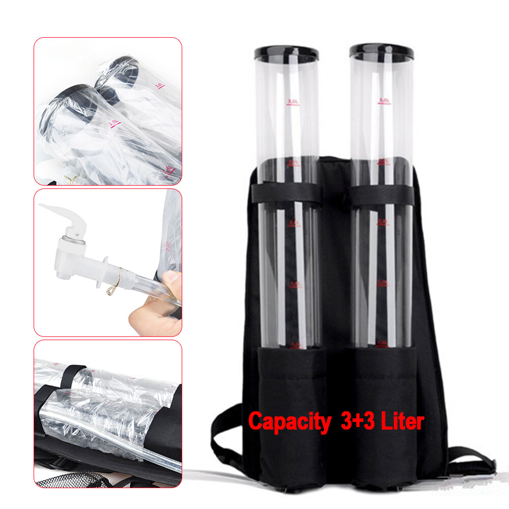 Double Tank Drink Beverage Dispenser Backpack Beer liquid Shot Pump Gun PUB