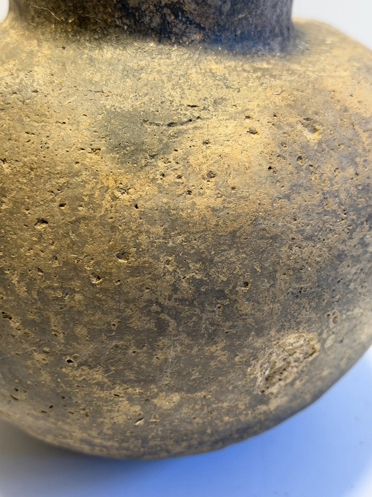 Antique Original Native American Indian Clay Pottery Jug; NICE