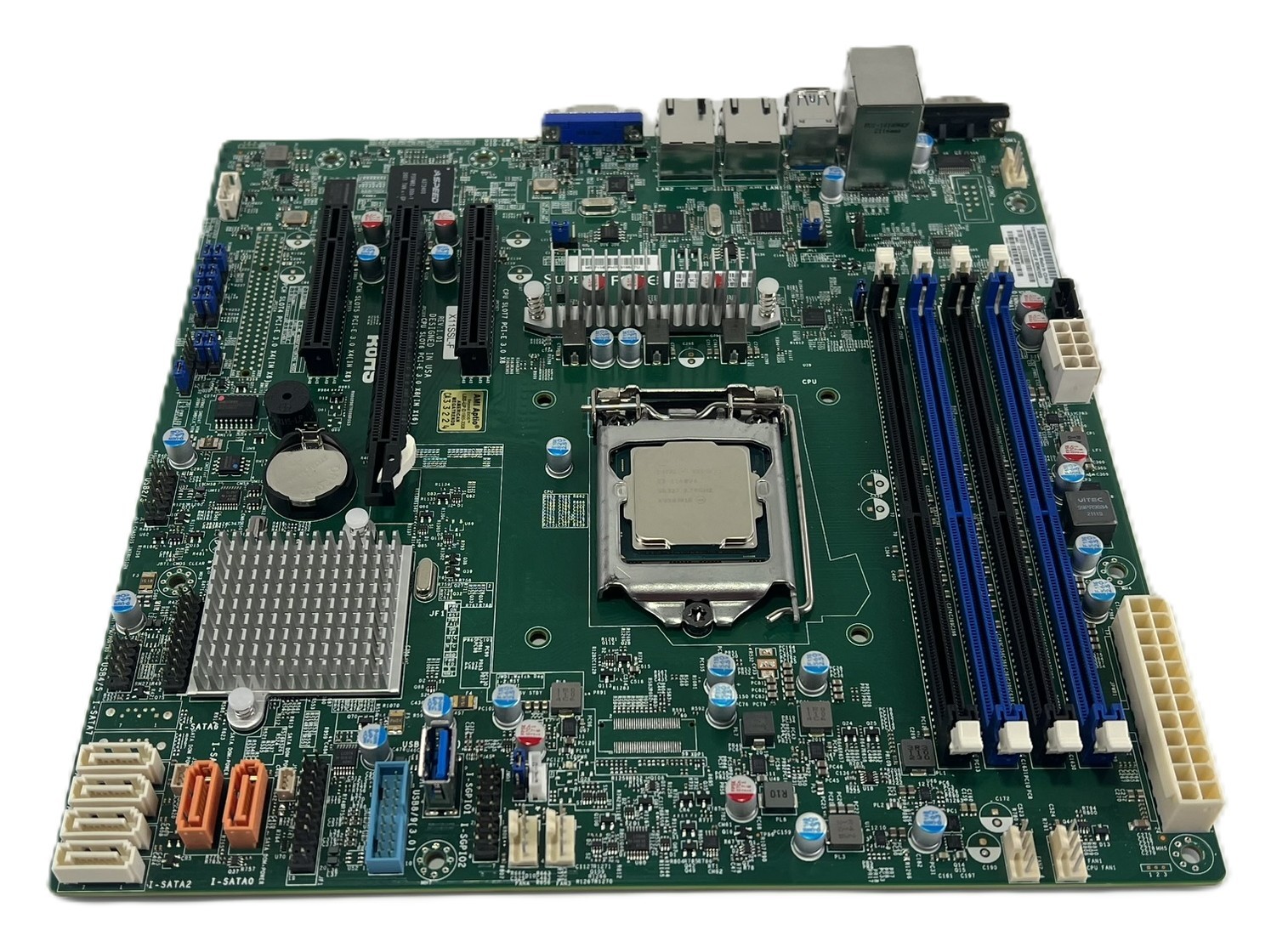 Supermicro X11SSL-F MicroATX Server Motherboard W/ E3-1240 + IO Shield (AN)