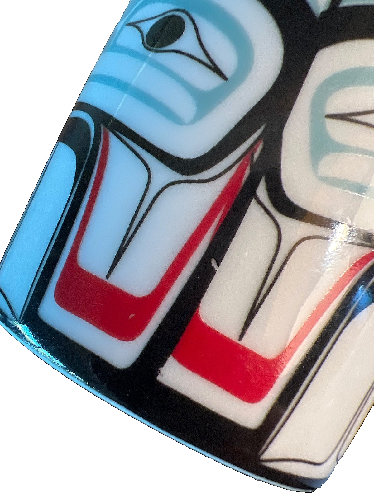 Native Northwest Vancouver Mug Raven Haida Design Ceramic 20oz