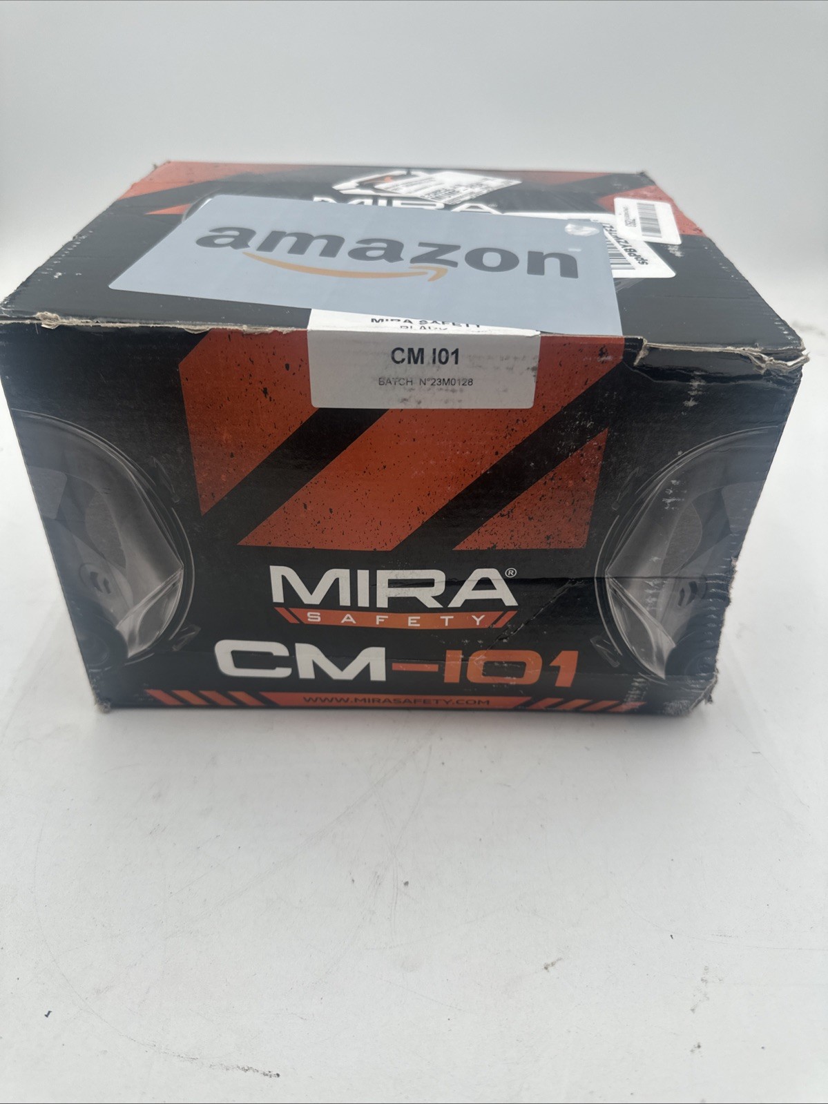 MIRA Safety CM-I01 Full-Face Industrial-Grade Gas Mask - Medium Black