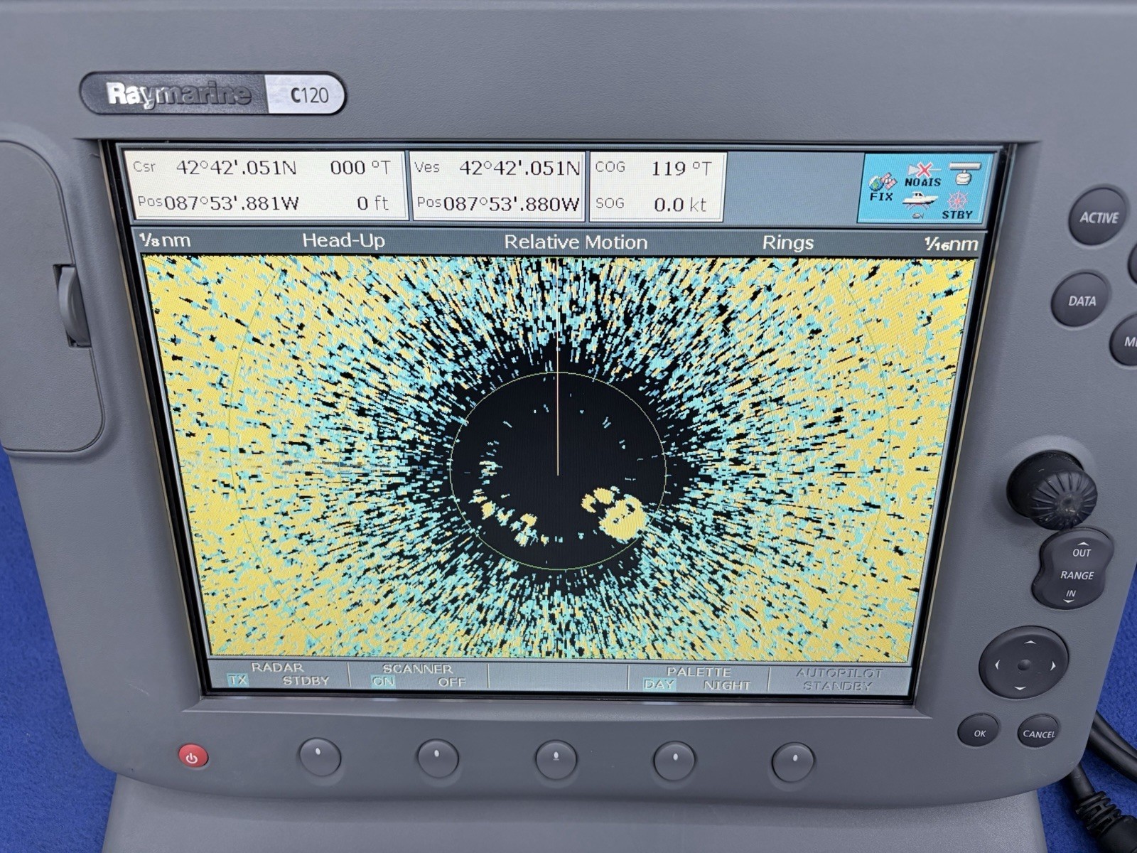 Raymarine C120 Classic GPS Chartplotter Multifunction Display- Tested & Warranty