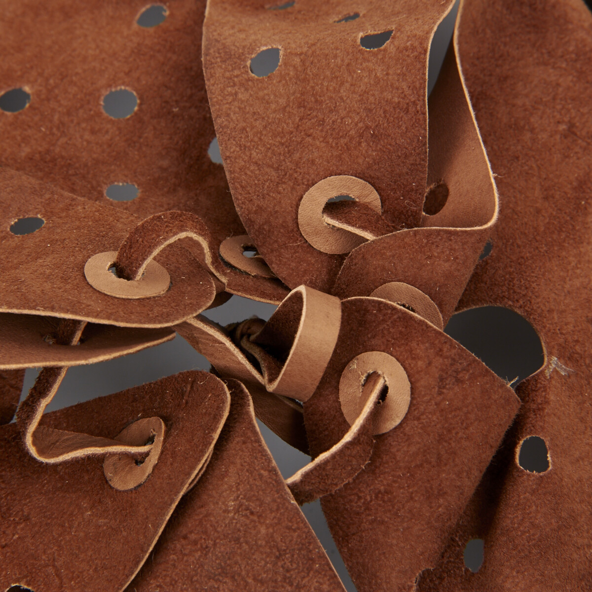 German WWII Helmet Liner M31 & Chin Strap- Dated 1943, Size 64/56 (US 7)