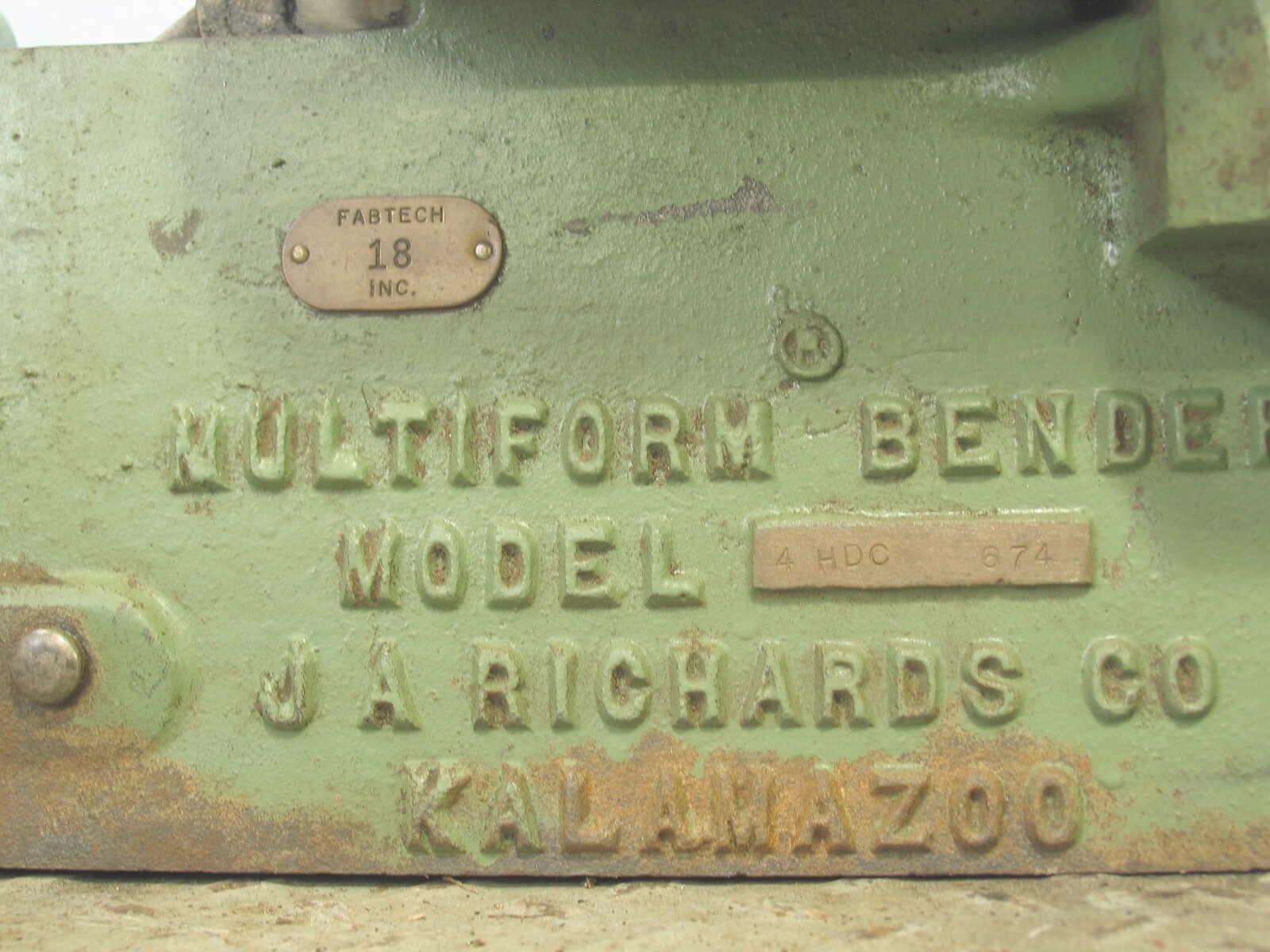 Multiform Bender J.A RICHARDS #4HDC-674