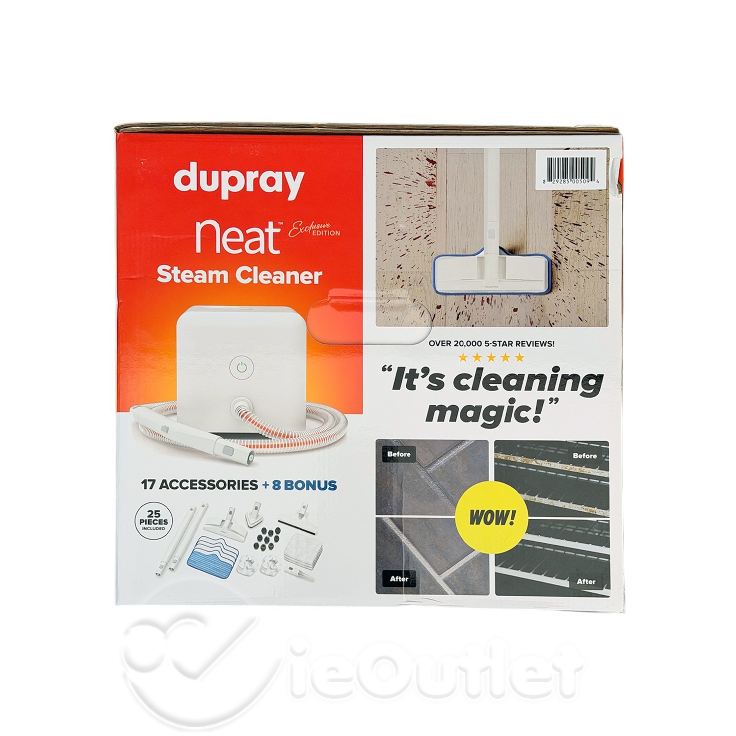 Dupray NEAT Exclusive Edition Steam Cleaner w/ Bonus Accessories - 25-Piece Kit