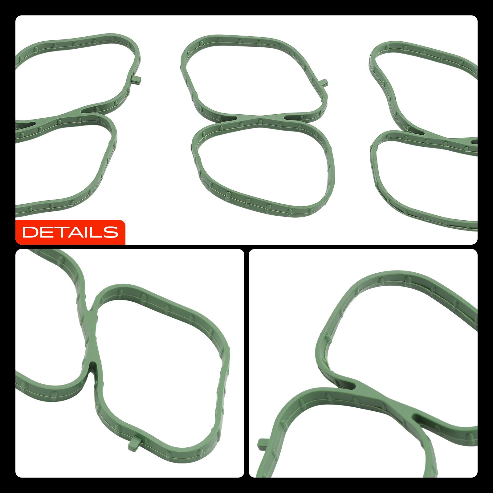 Fuel Injection Plenum Gasket Set for Ford Fusion Edge Mazda 6 Lincoln Mercury