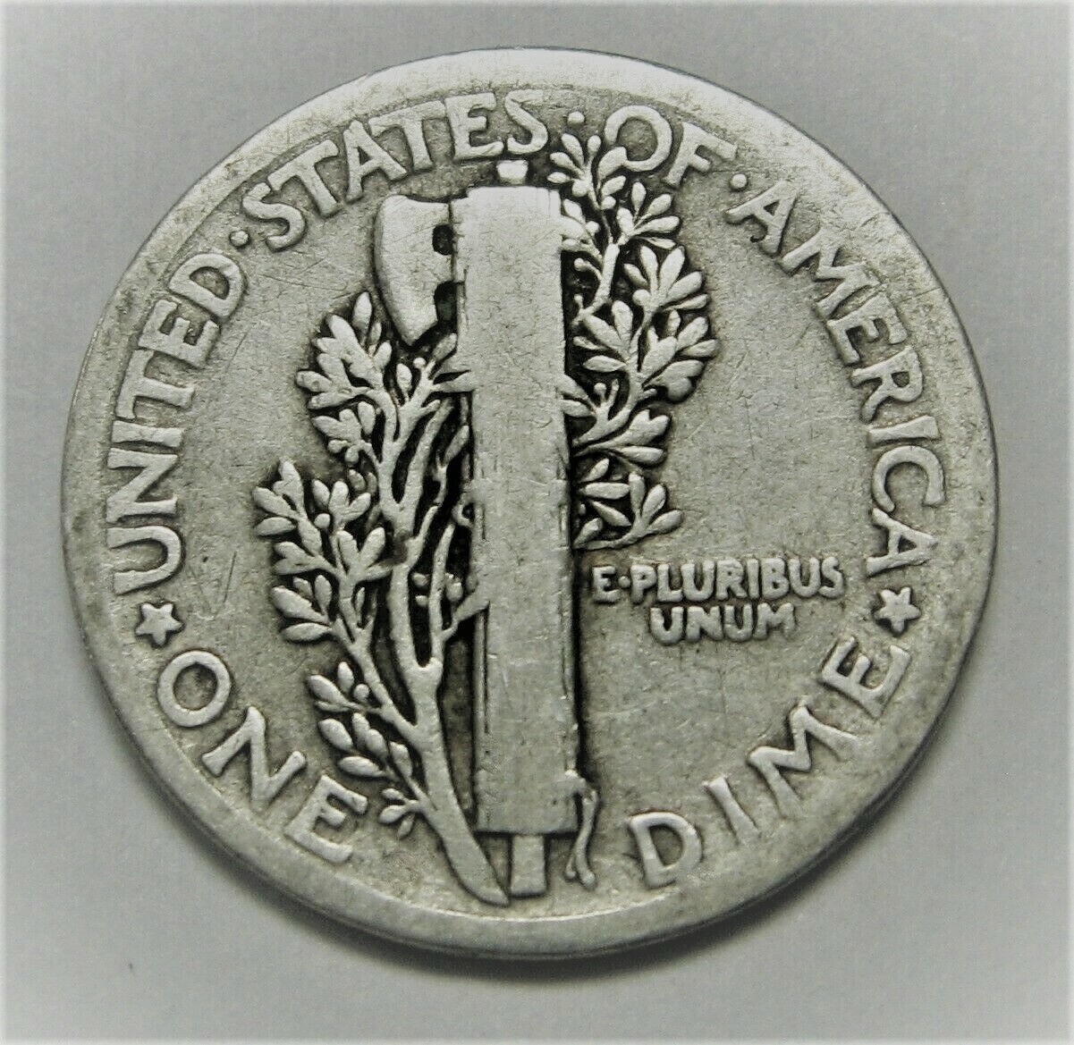 1926 P Mercury Dime circulated 90% Silver Good G