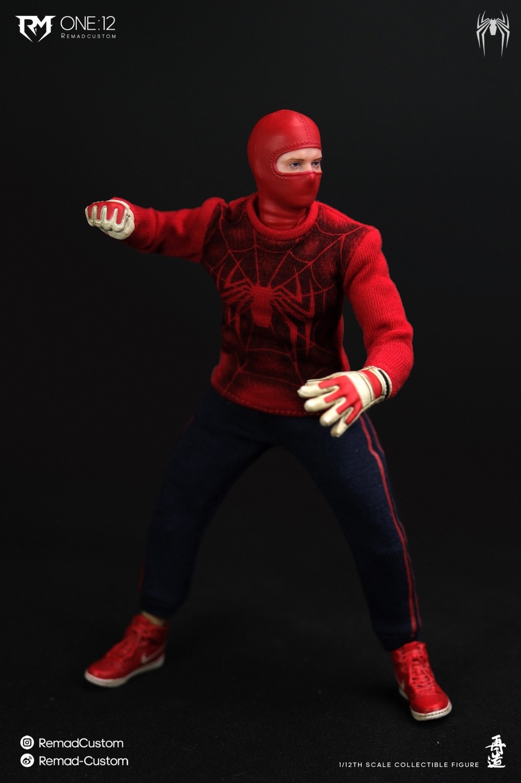RC-008: Remad Custom RM-008 Spiderman Human Spider Tobey Maguire 1/12 Figure